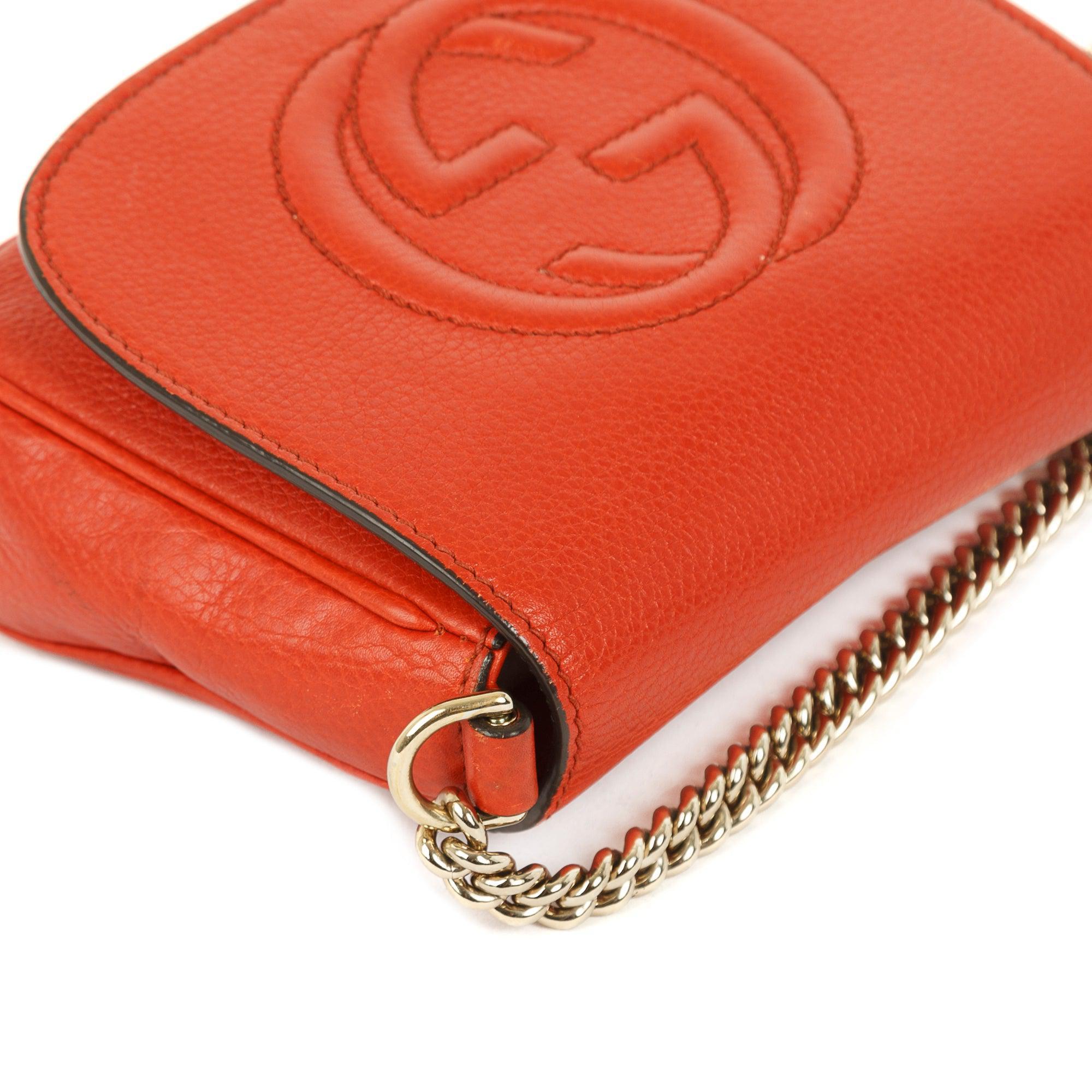 Gucci Small Soho Chain Crossbody Flap Bag