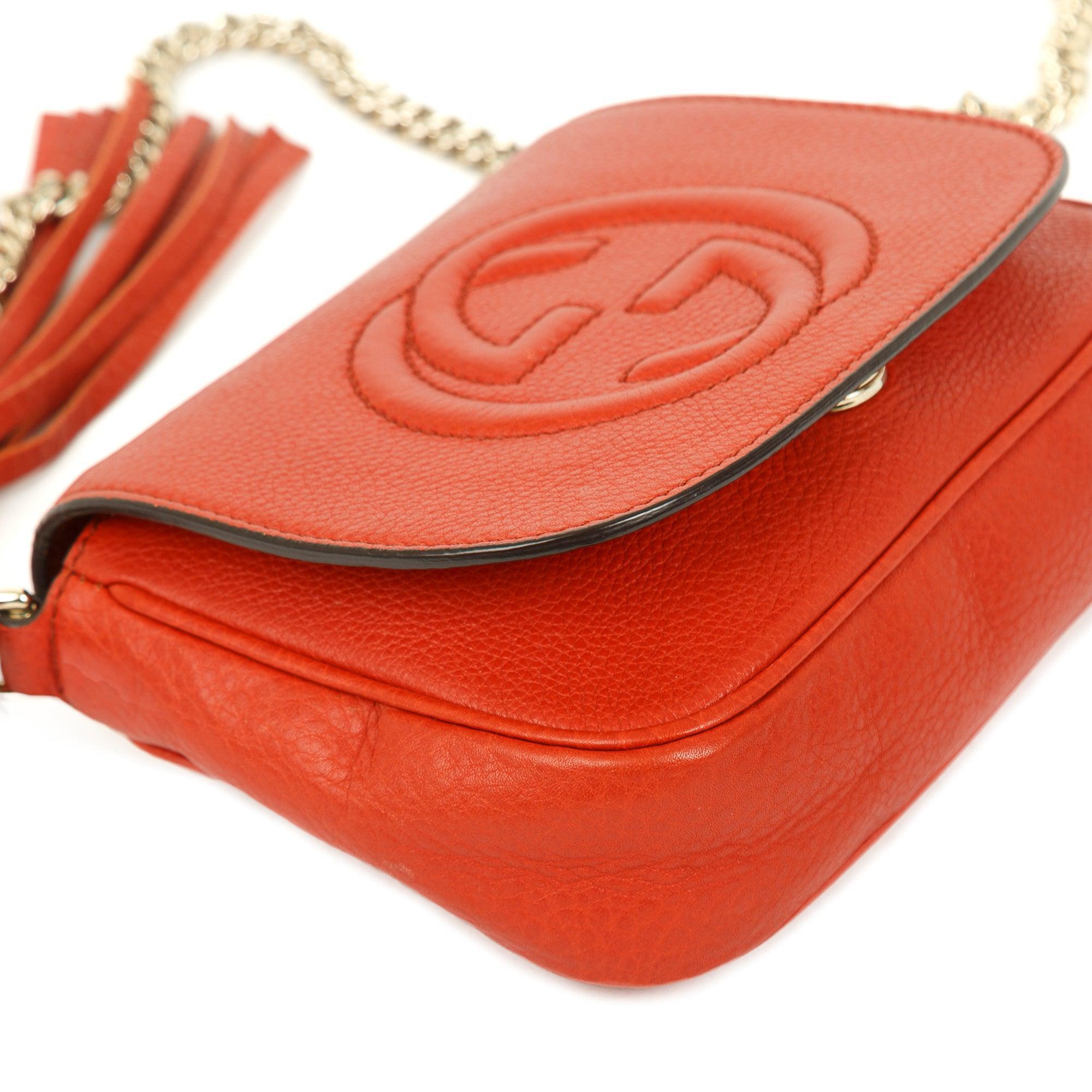 Gucci Small Soho Chain Crossbody Flap Bag