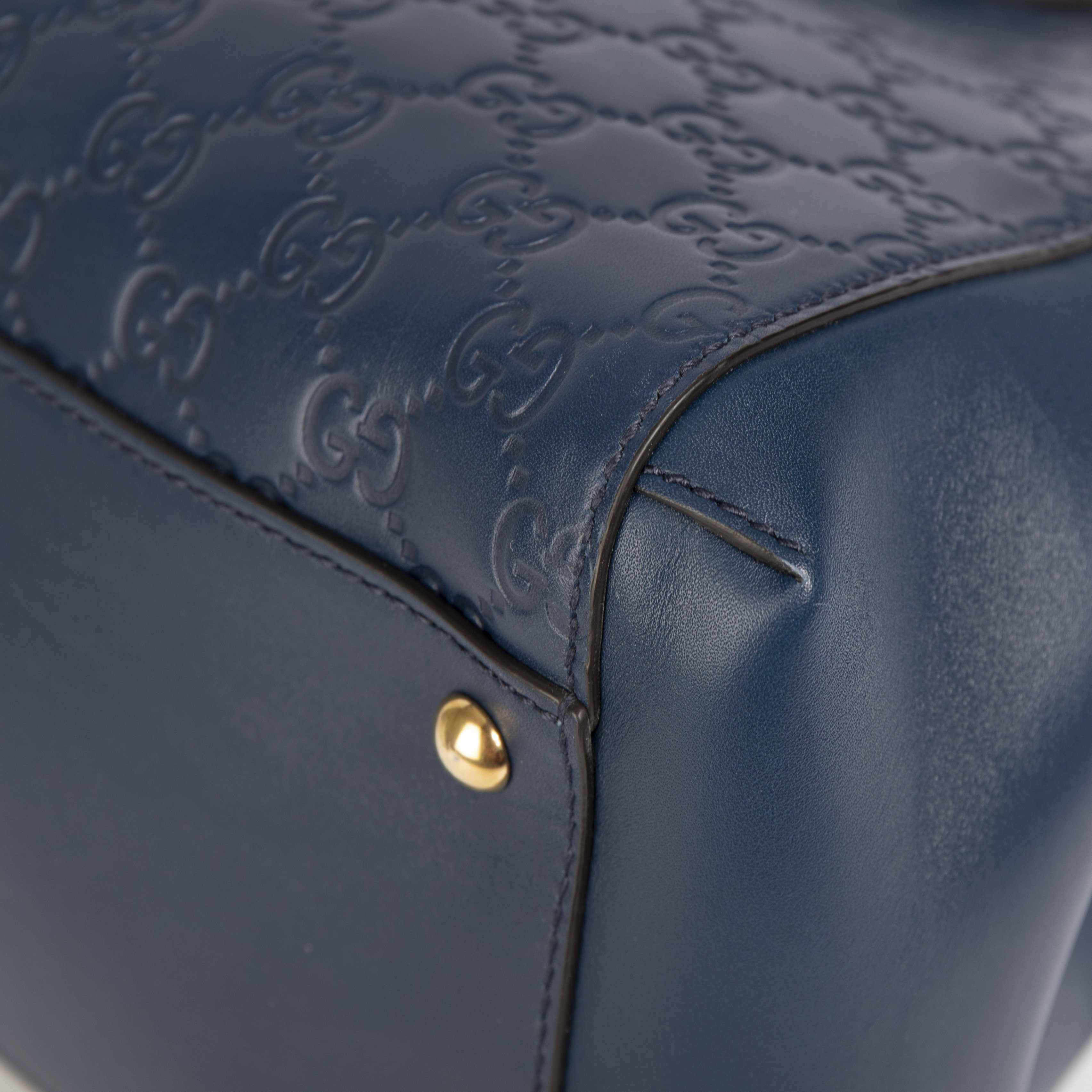 Gucci Soft Signature Convertible Top Handle Bag w/ Box