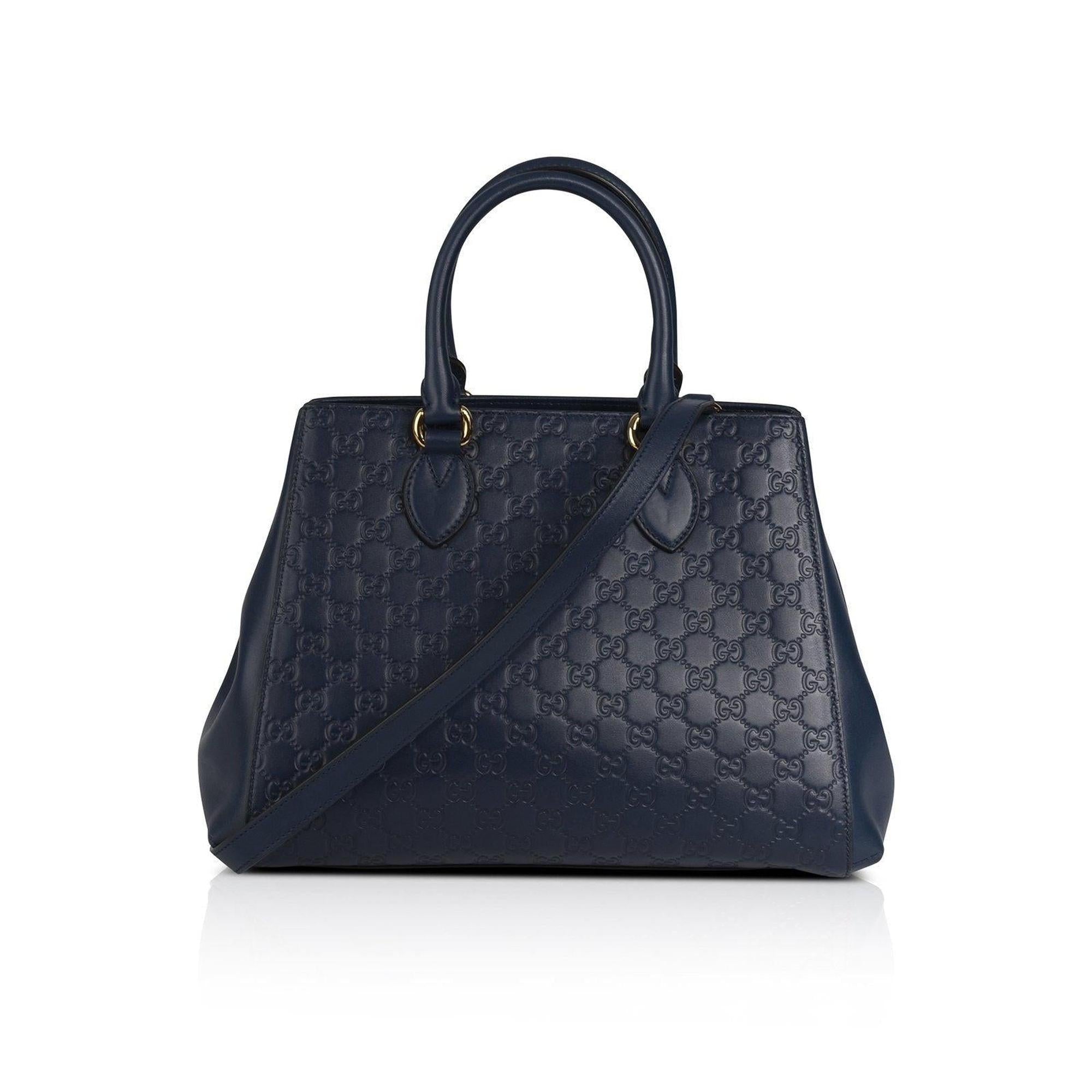 Gucci Soft Signature Convertible Top Handle Bag w/ Box