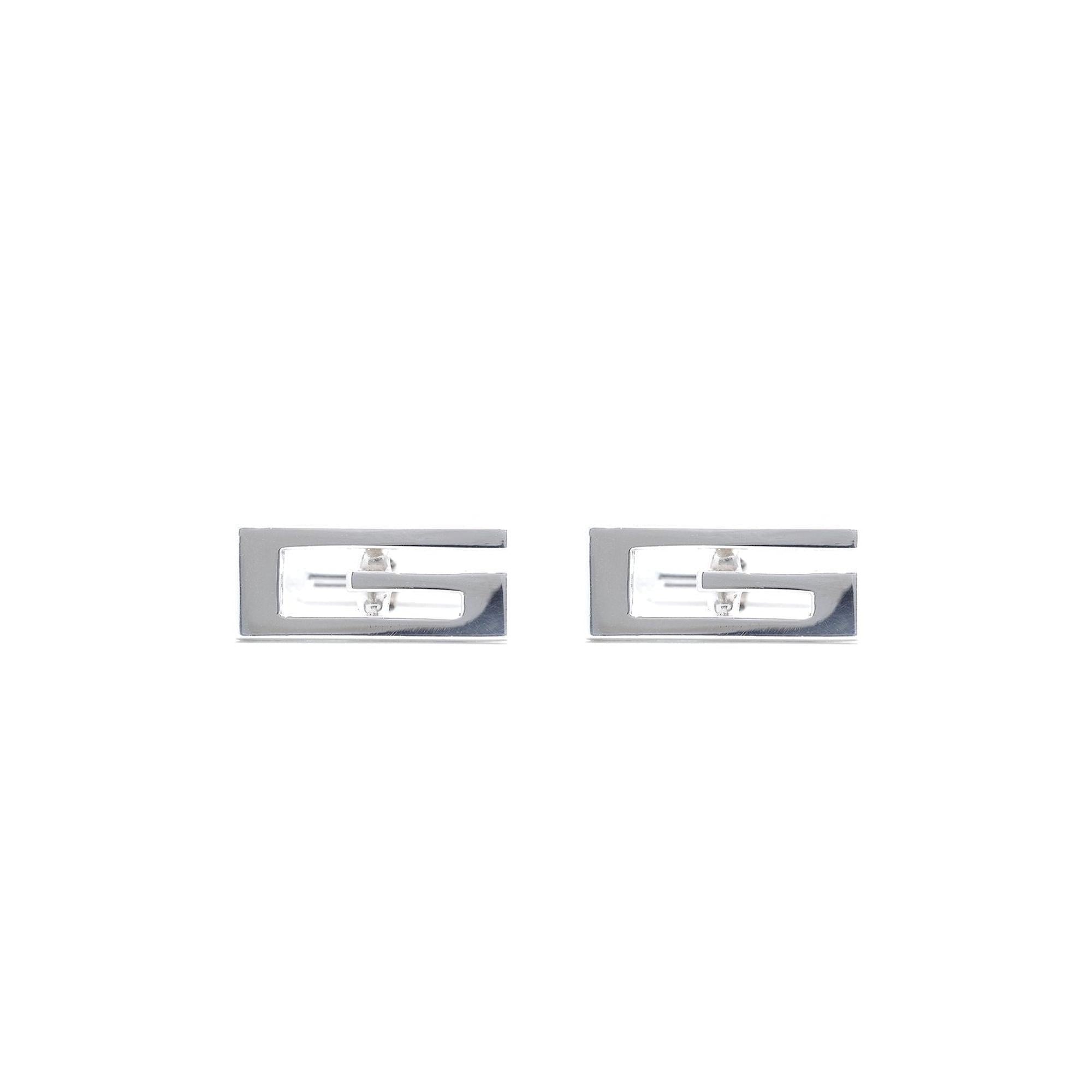 Gucci Sterling Silver G Cufflinks
