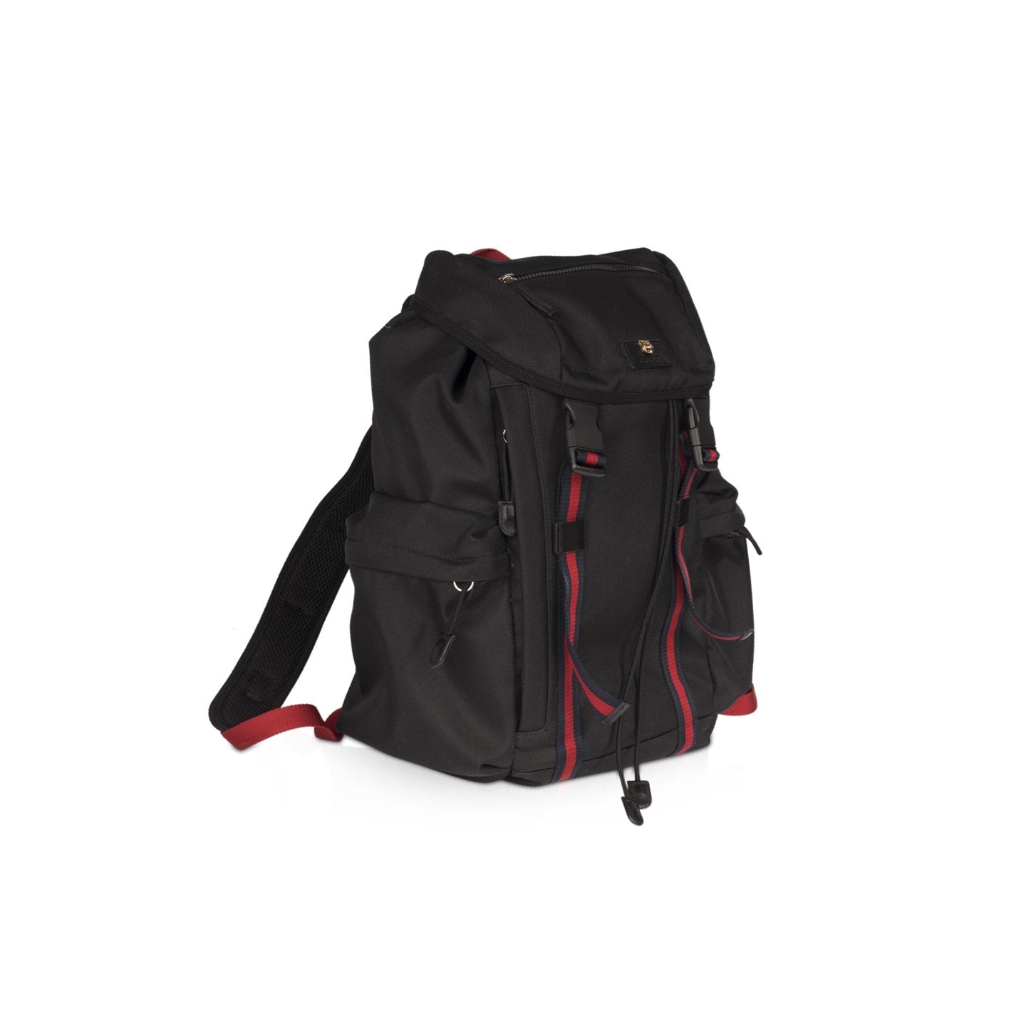 Gucci Techno Animalier Web Backpack