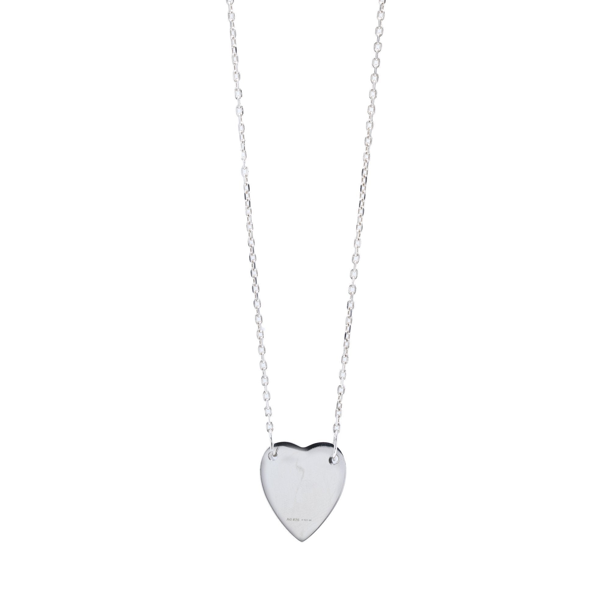Gucci Trademark Heart Pendant Necklace – Oliver Jewellery