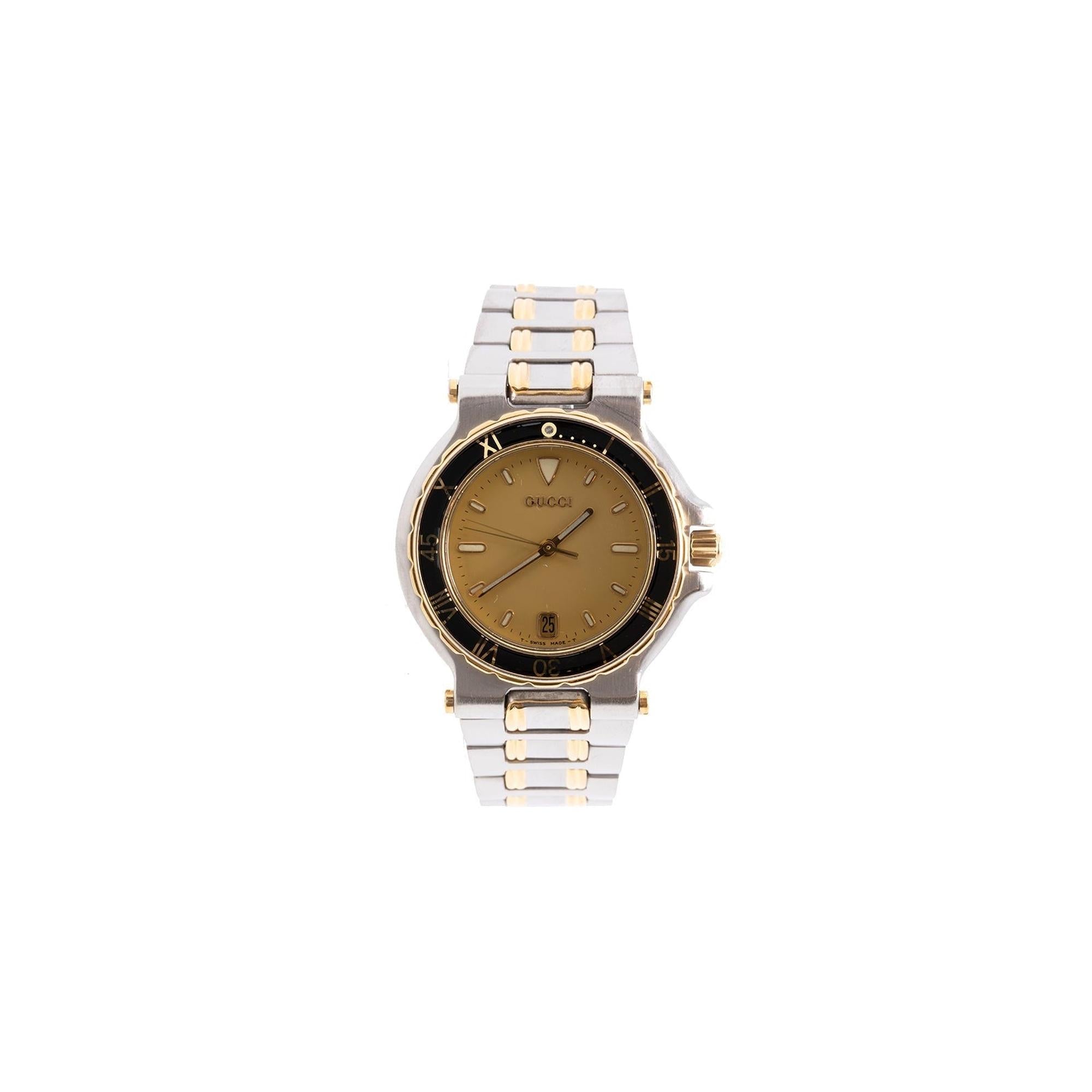 Gucci Two-Tone 9700 Series Watch
