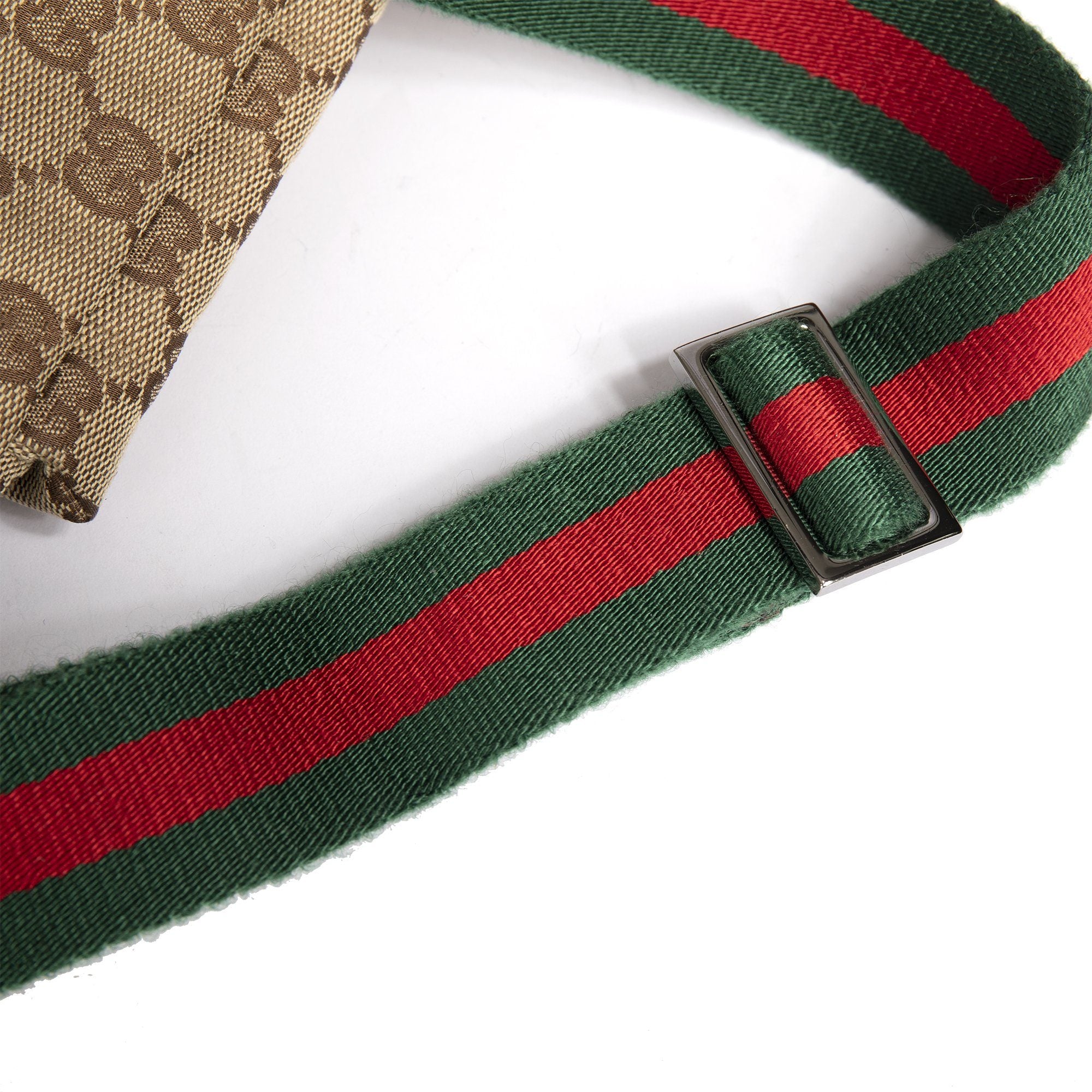 Gucci Vintage GG Canvas Belt Bag