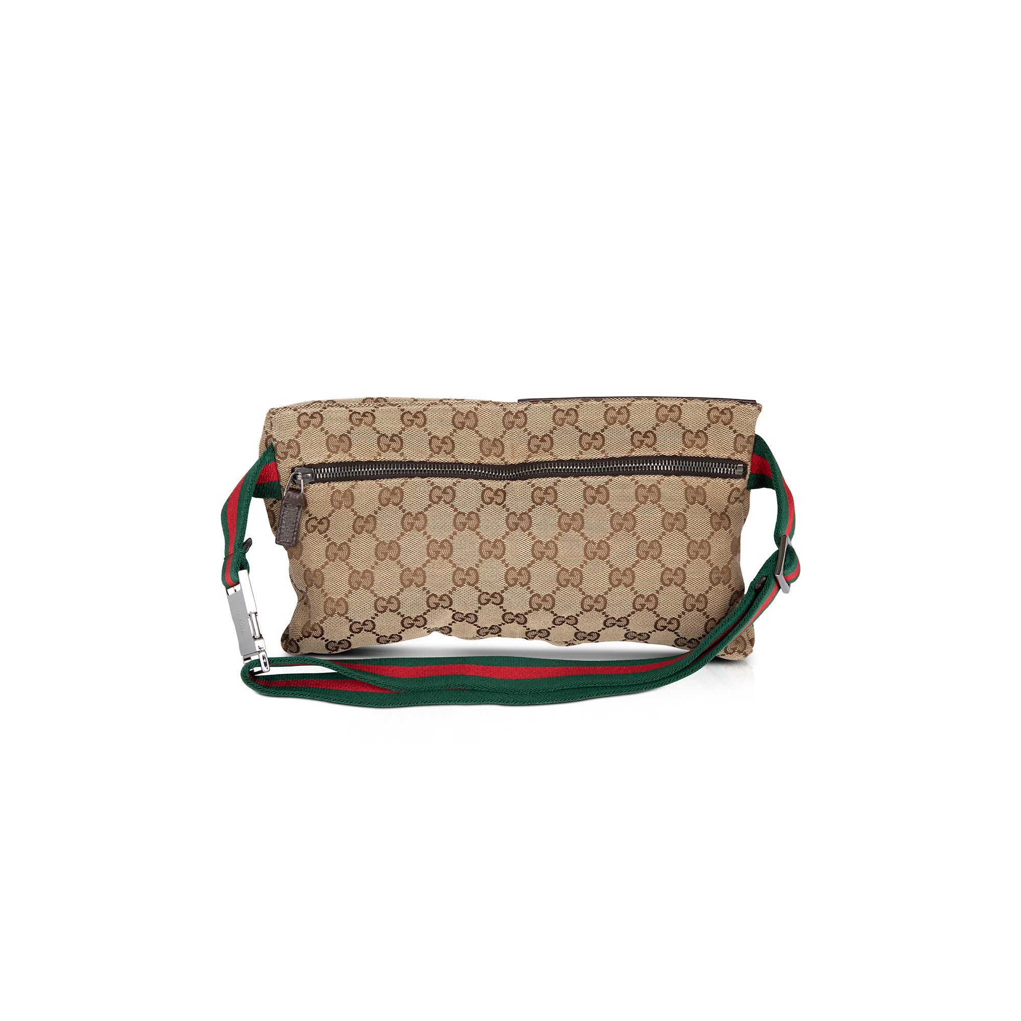 Gucci Vintage GG Canvas Double Belt Bag – OLIVER