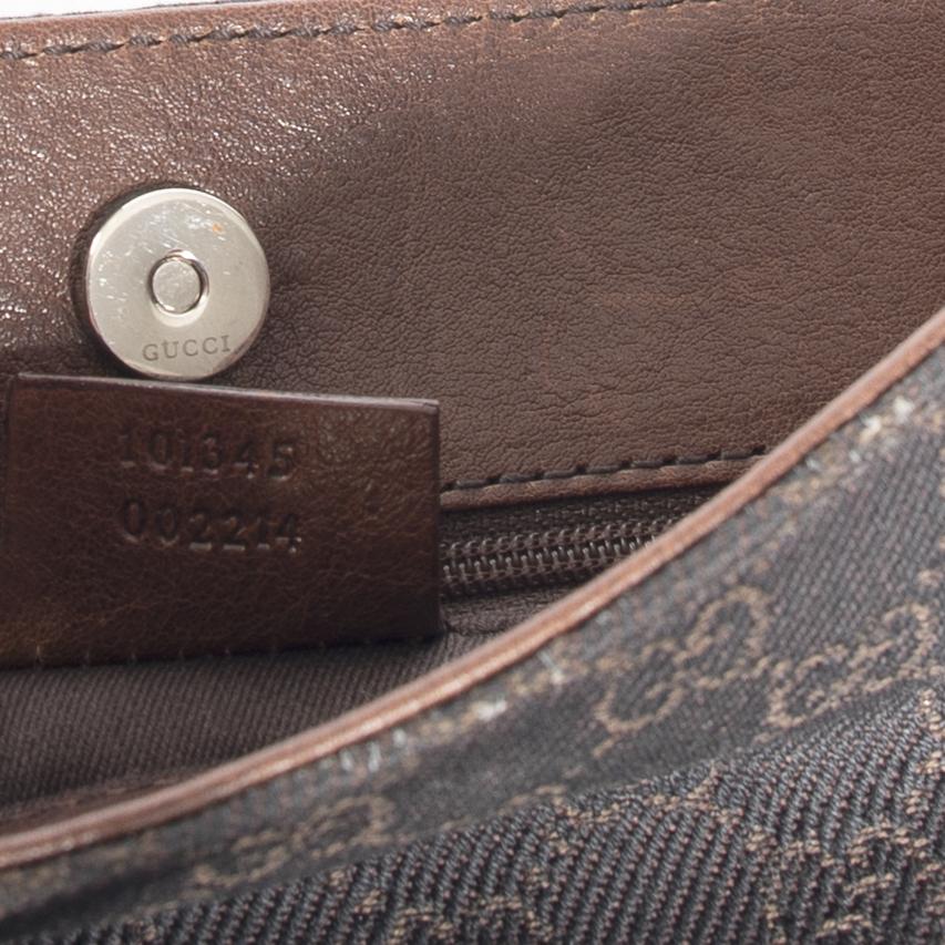 Gucci Vintage GG Canvas Shoulder Bag