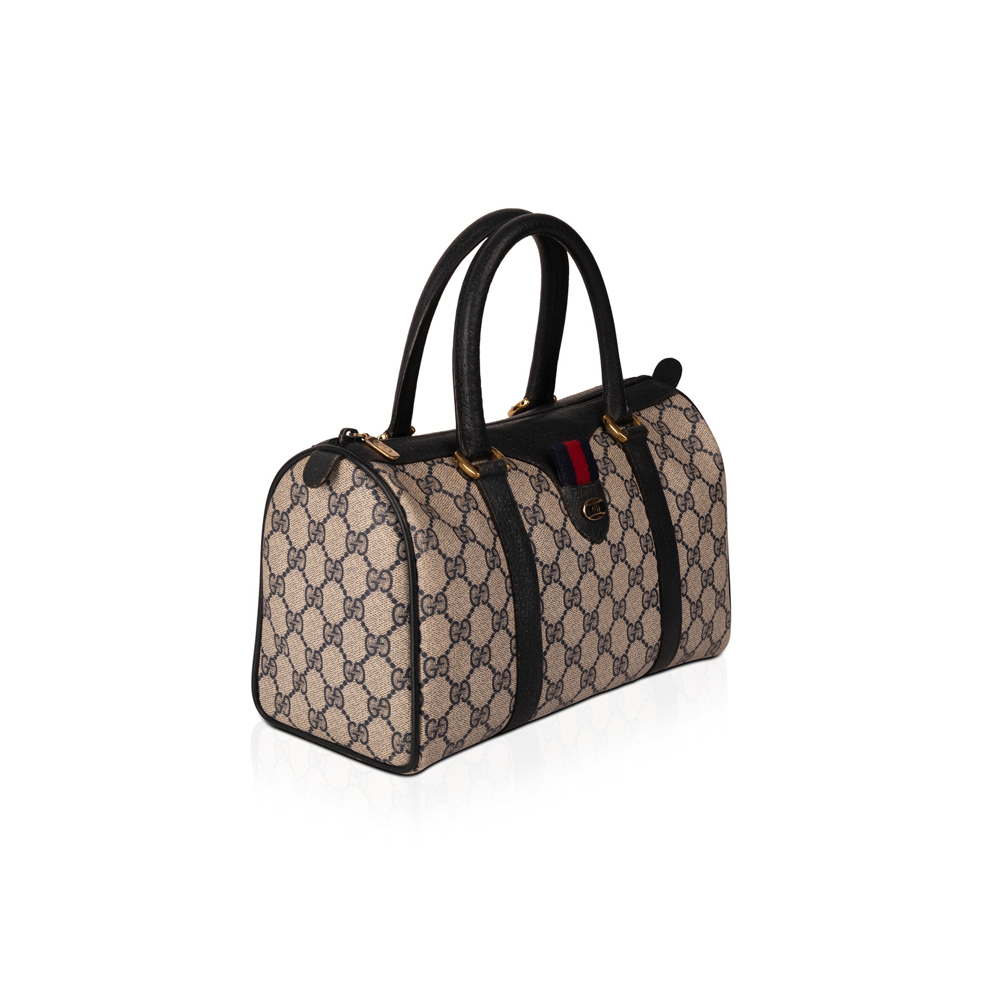 Gucci Vintage GG Plus Boston Bag