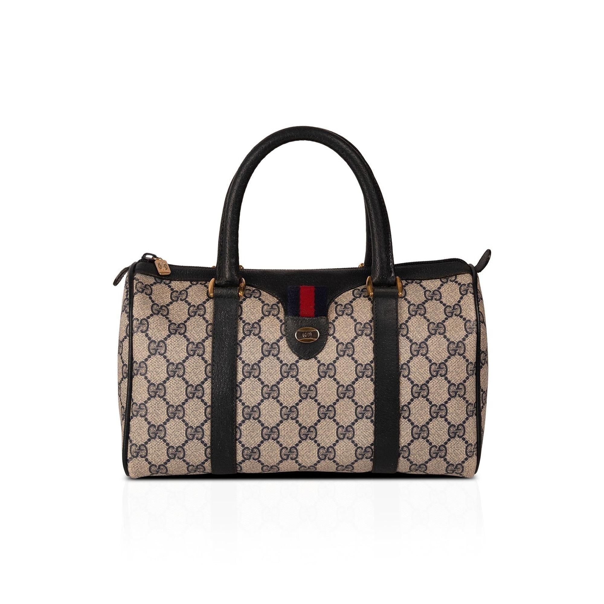 Gucci Vintage GG Plus Boston Bag