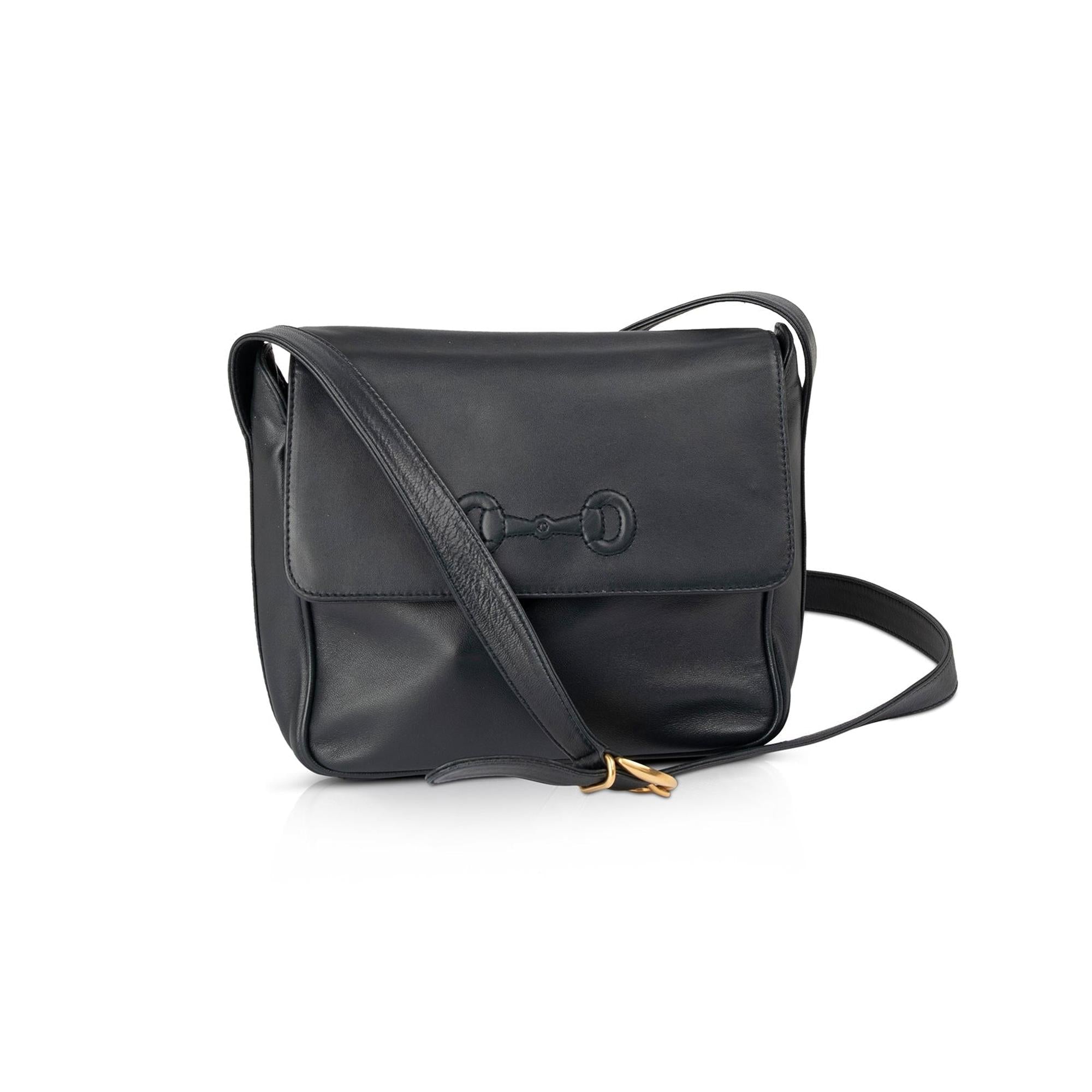 Gucci Vintage Leather Crossbody Bag