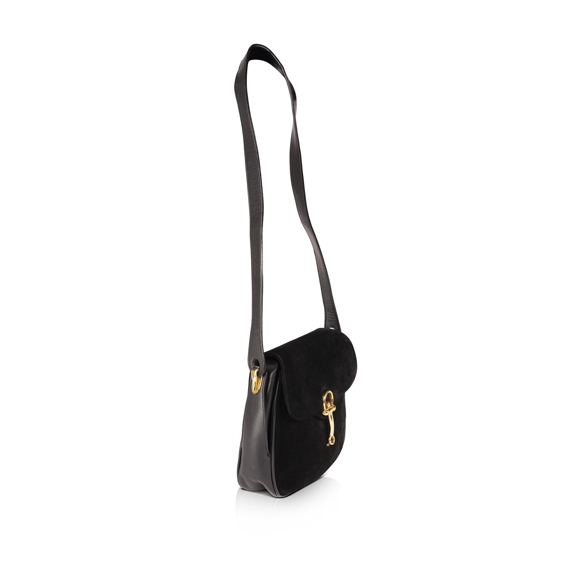 Gucci Vintage Suede Shoulder Bag – OLIVER'S