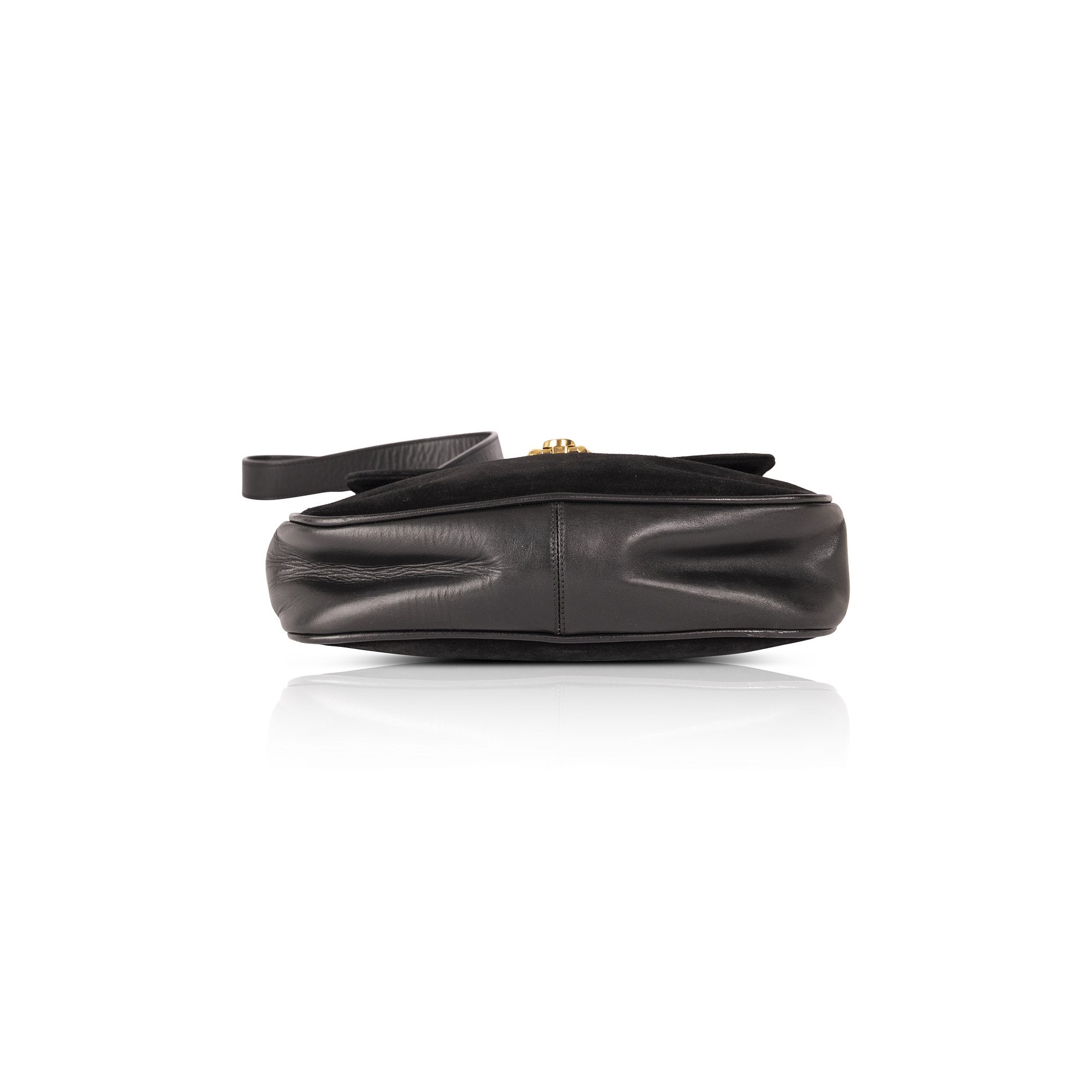 Gucci Vintage Suede Shoulder Bag – OLIVER'S
