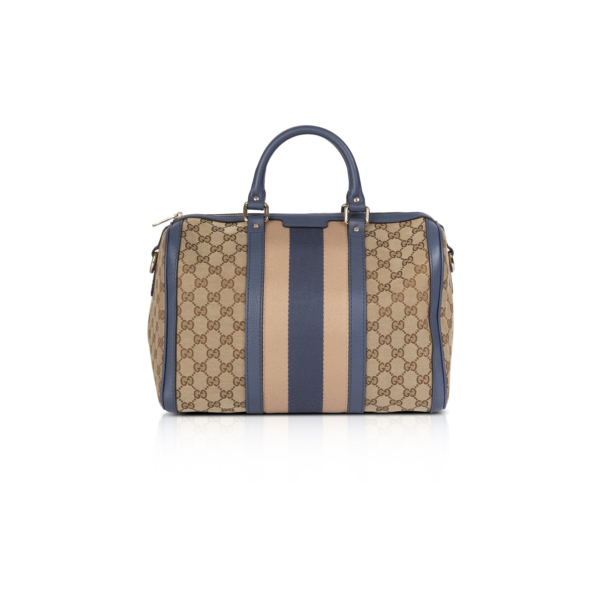 Gucci Vintage Web Original GG Boston Bag