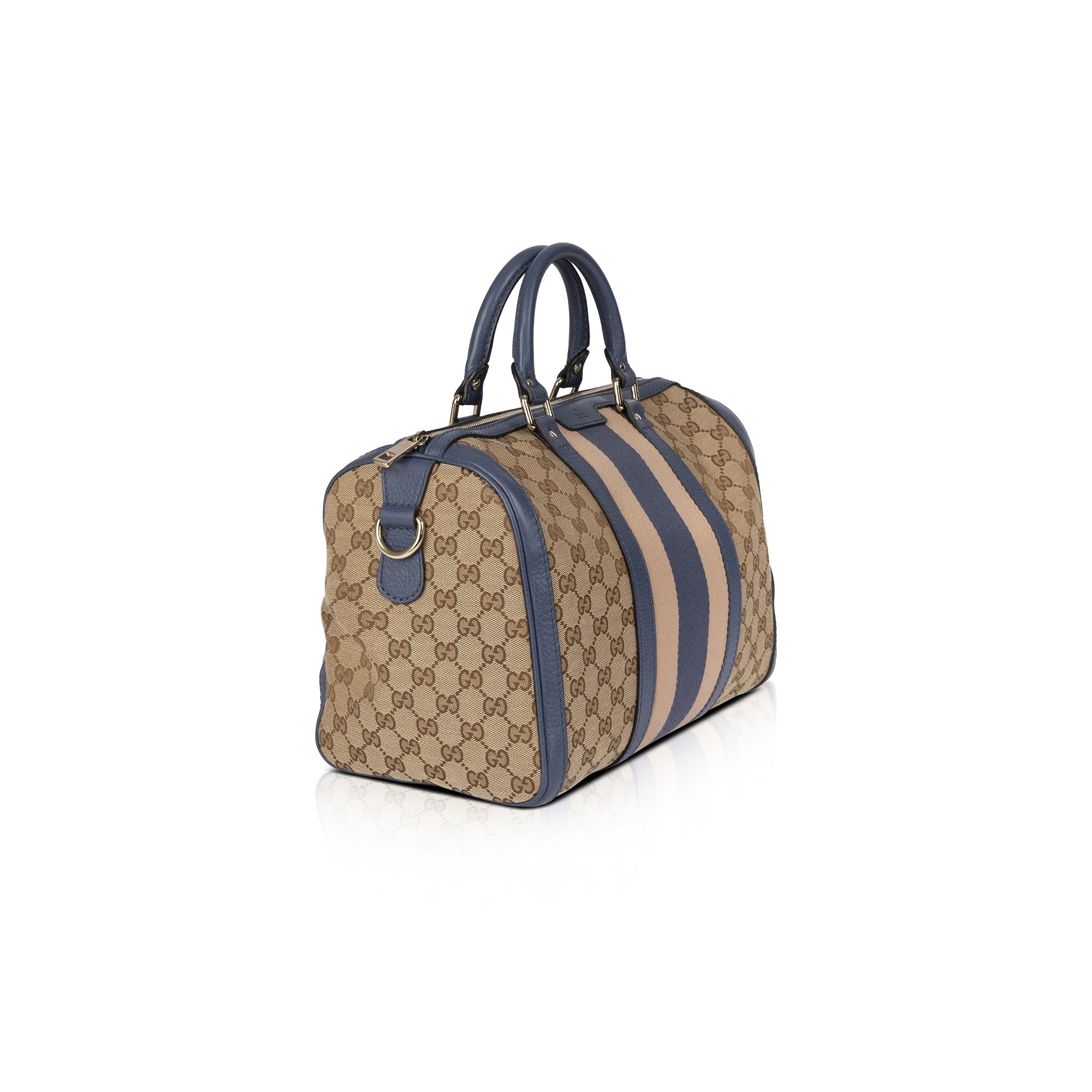 Gucci Vintage Web Original GG Boston Bag