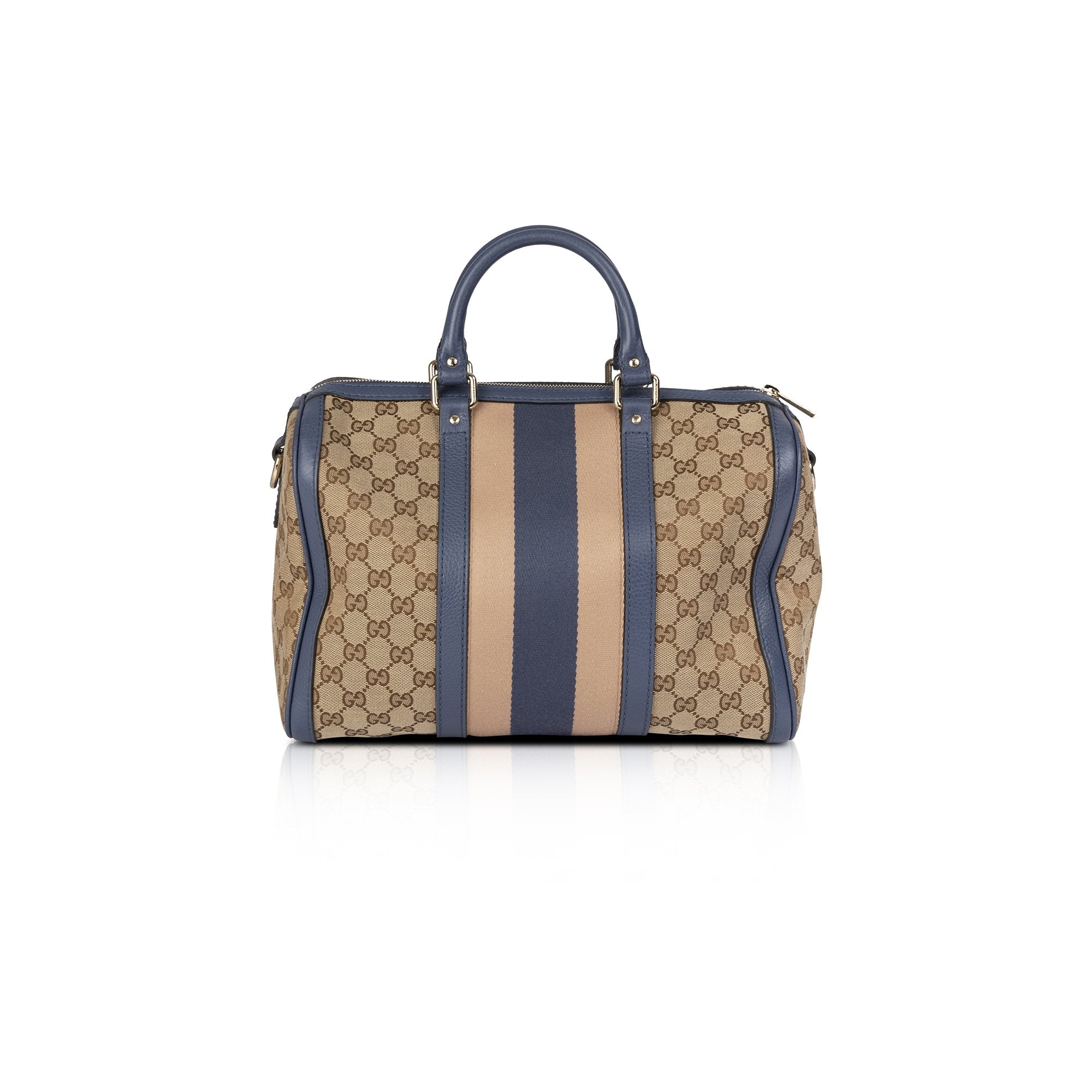 Gucci Vintage Web Original GG Boston Bag