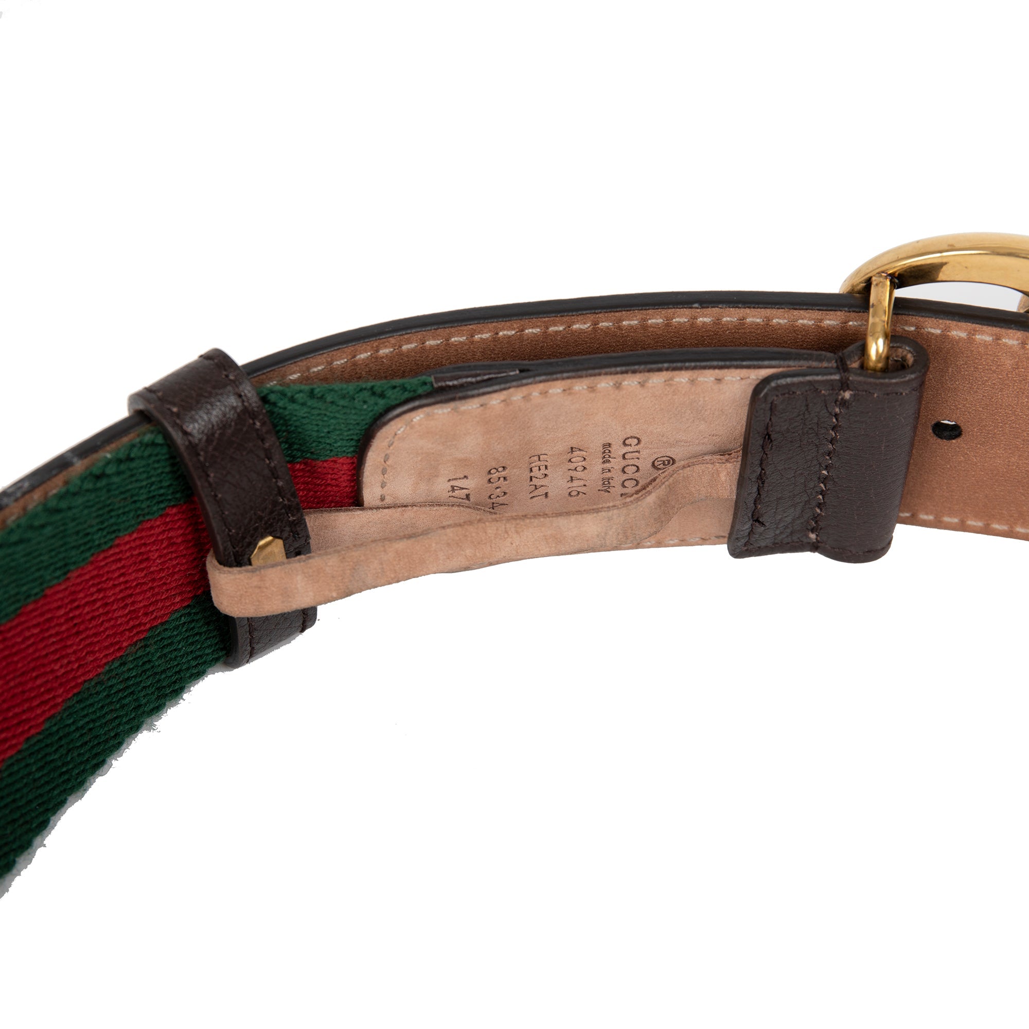 Gucci Web Belt with G Buckle