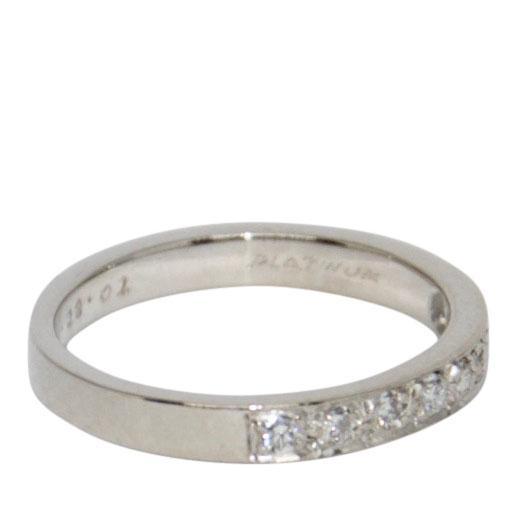 Half-Circle Diamond Wedding Band Ring