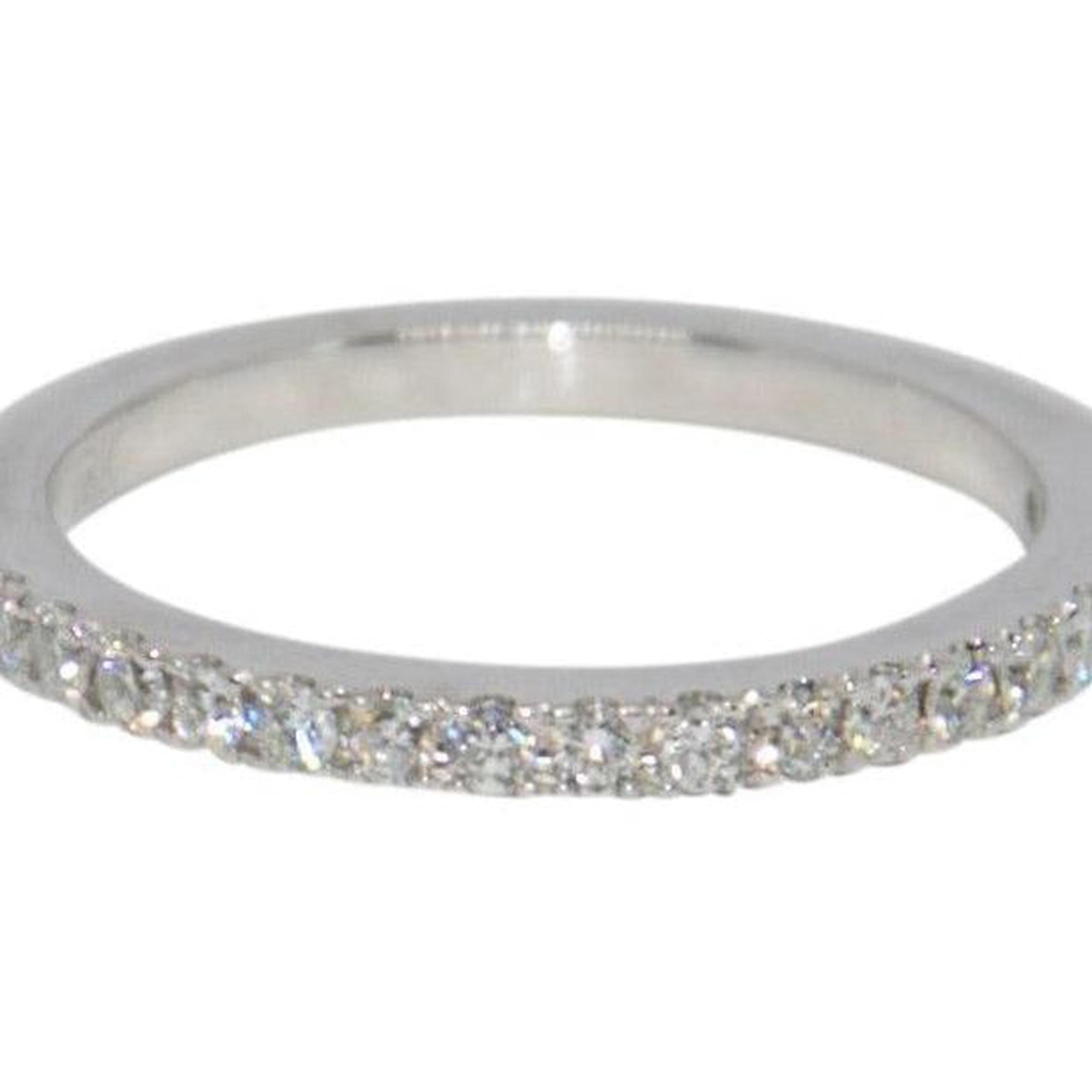 Half-Circle Diamond Wedding Band Ring