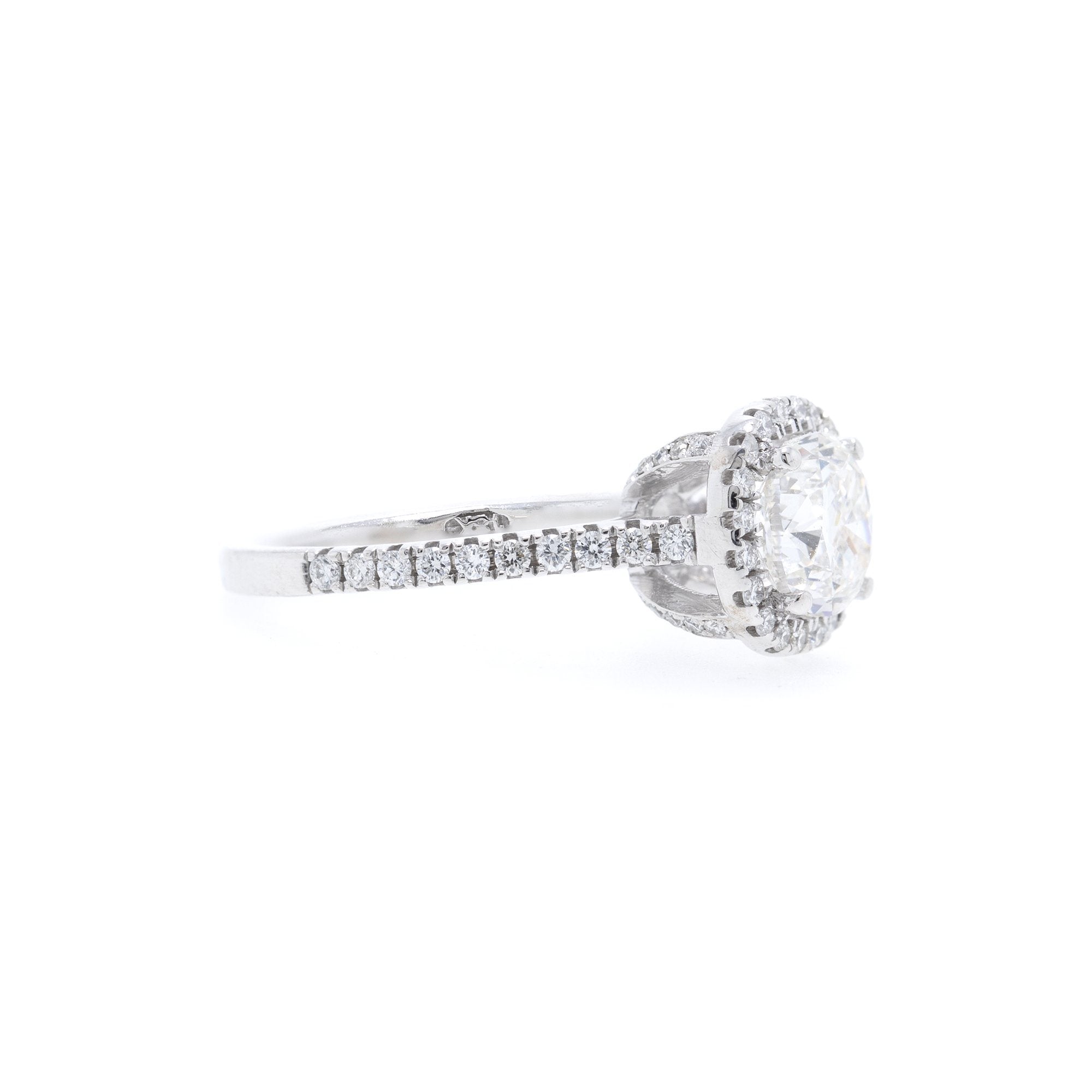 Halo Design Diamond Engagement Ring