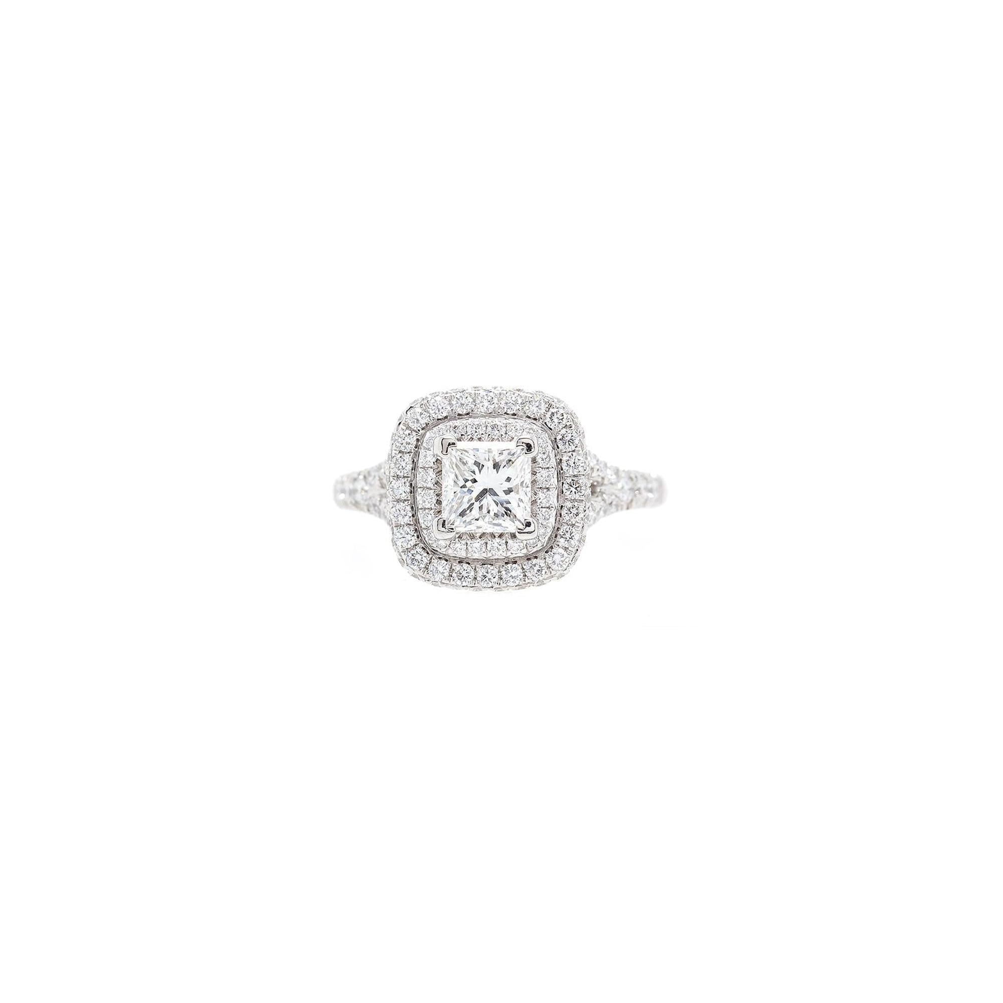 Halo Design Diamond Engagement Ring