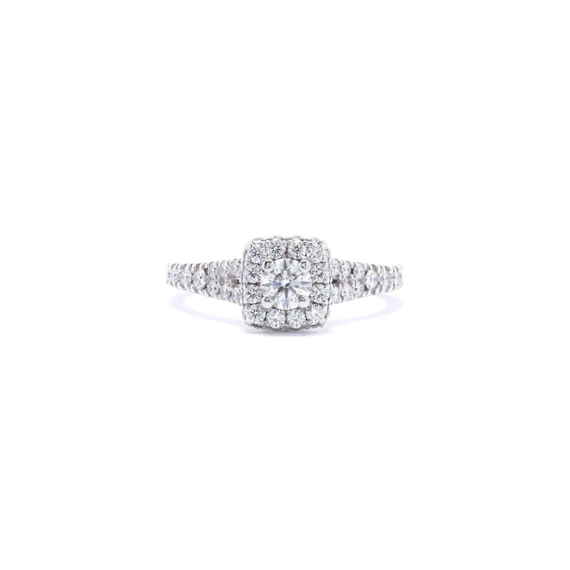 Halo Design Diamond Engagement Ring