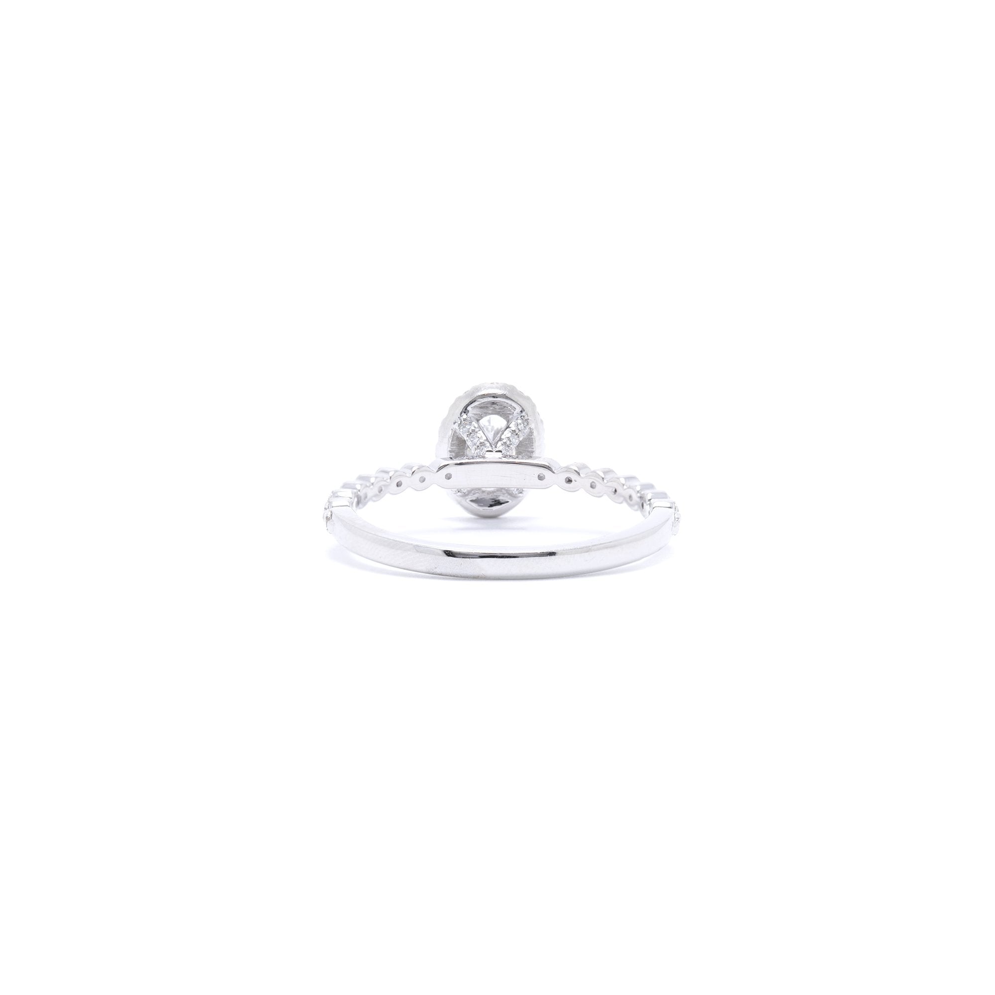 Halo Diamond Engagement Ring