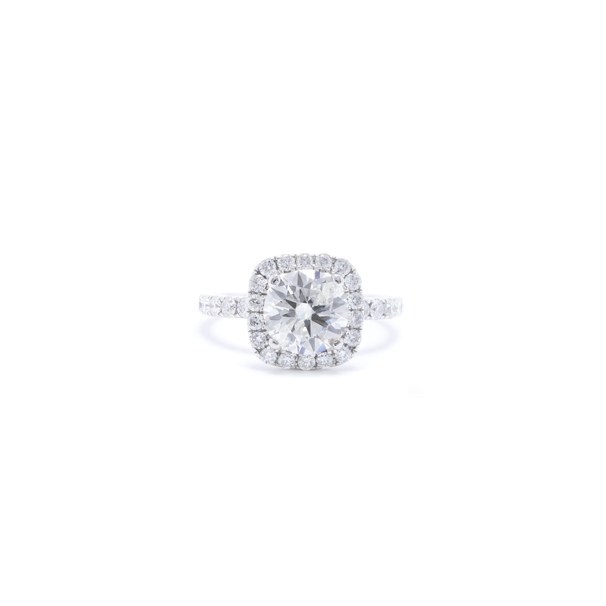 Halo Diamond Engagement Ring