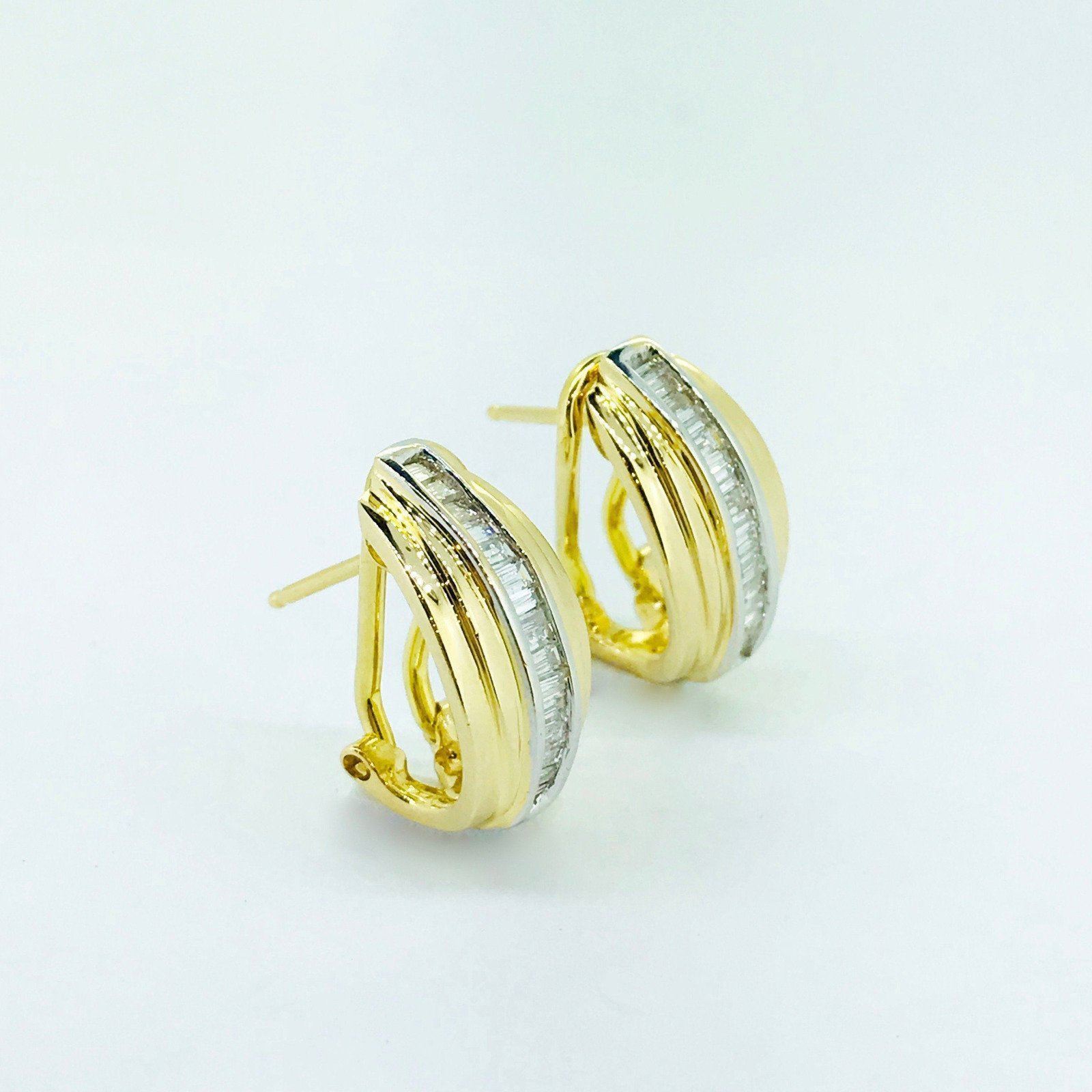 Hand Assembled Diamond Earrings