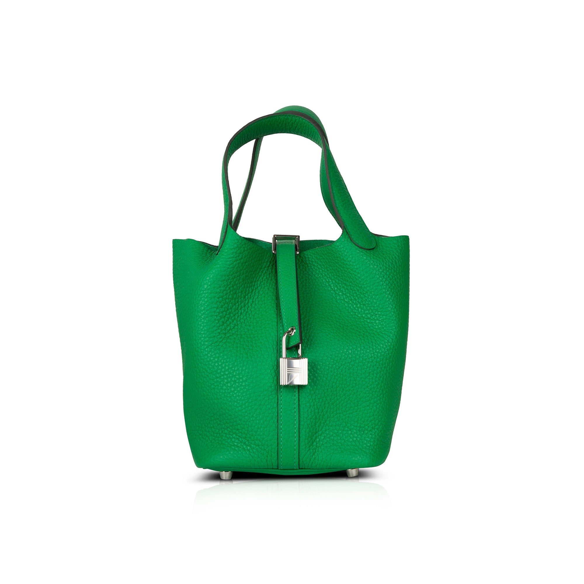 Hermes 2020 Bambou Taurillon Clemence Picotin Lock 18 w/ Box