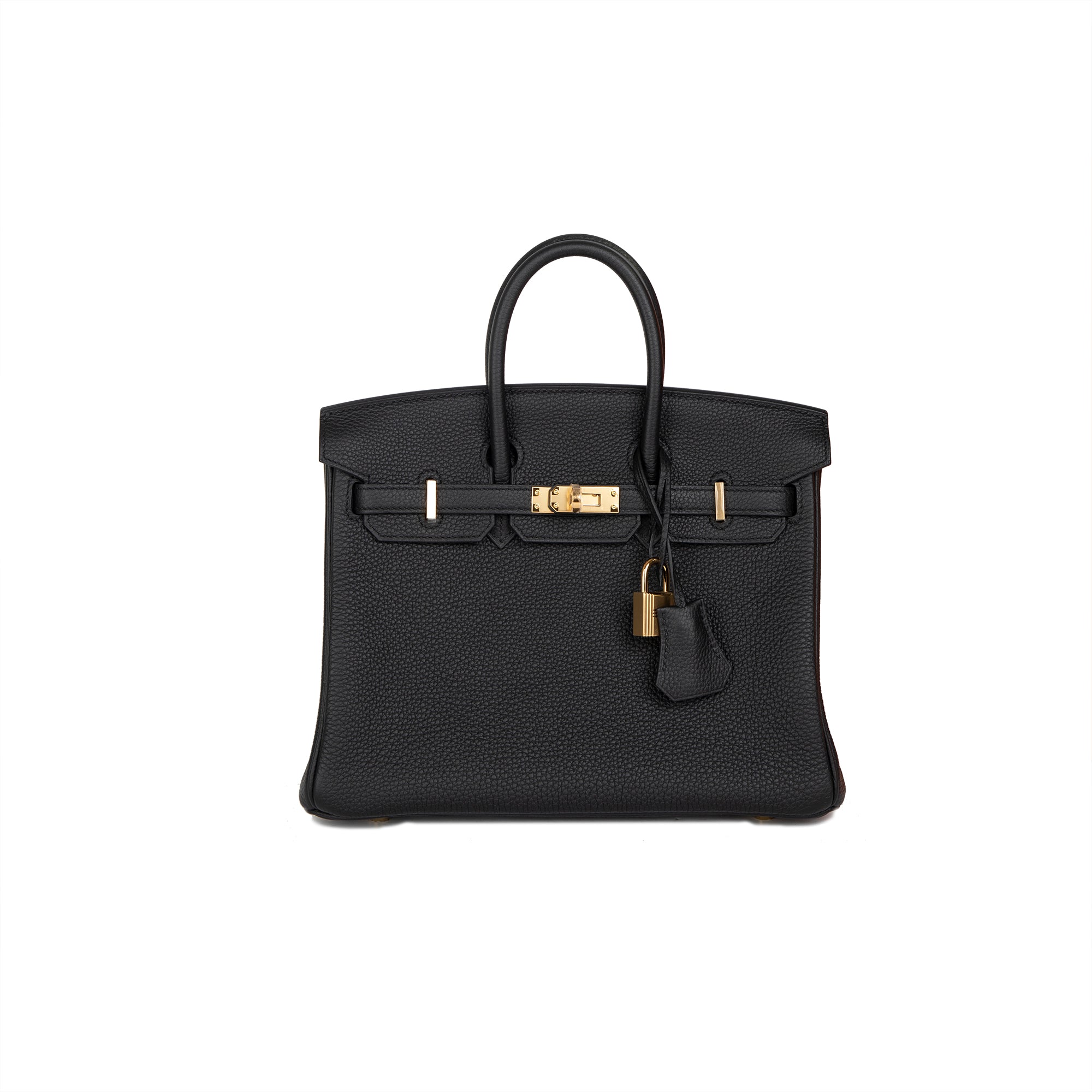Hermes 2020 Black Togo Birkin 25 w/ Box & Receipt