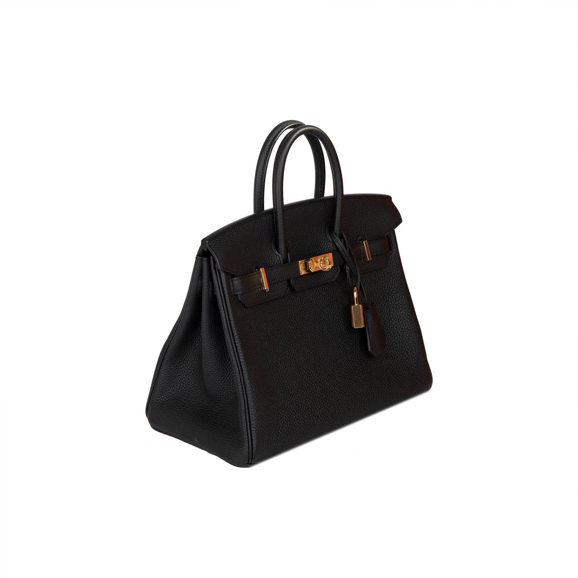 Hermes 2020 Black Togo Birkin 25 w/ Box & Receipt