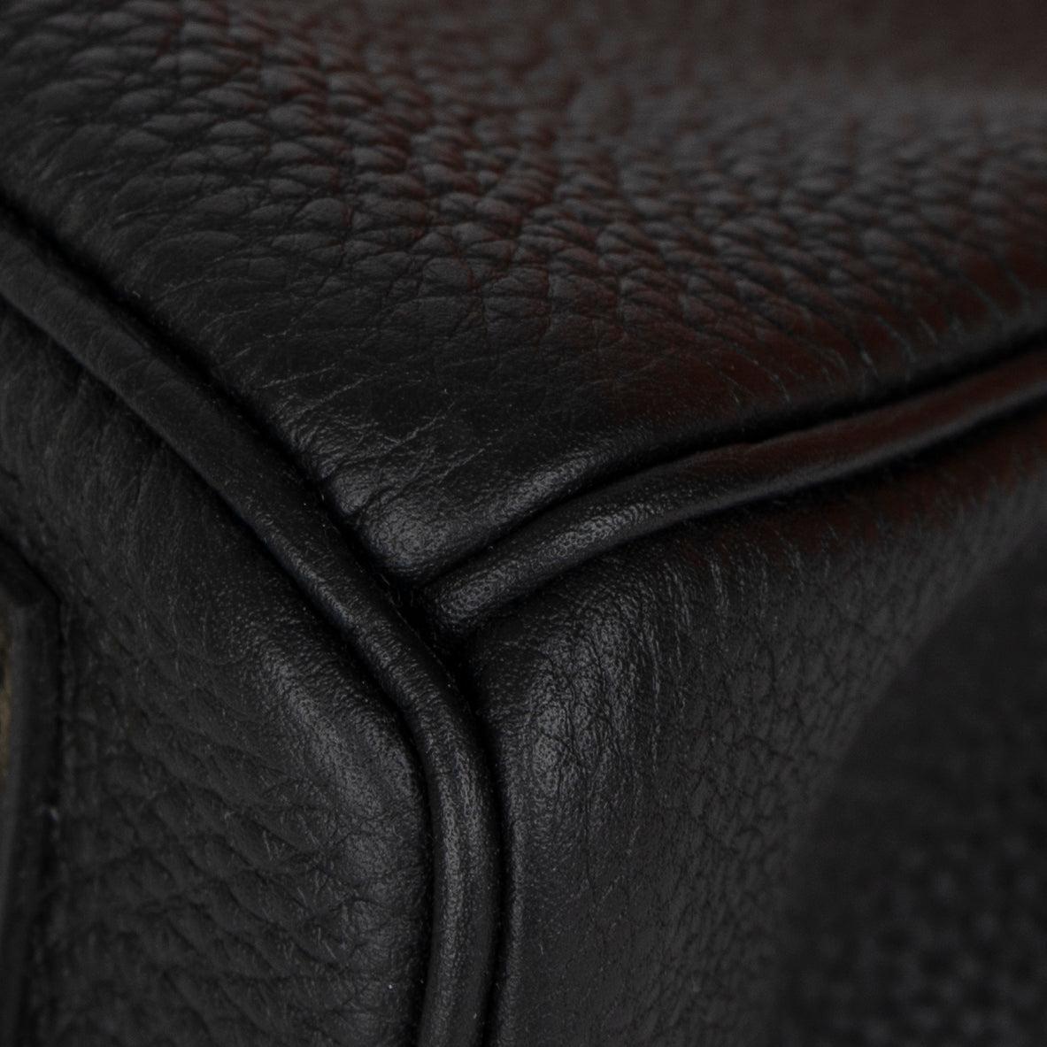 Hermes 2020 Black Togo Birkin 25 w/ Box & Receipt