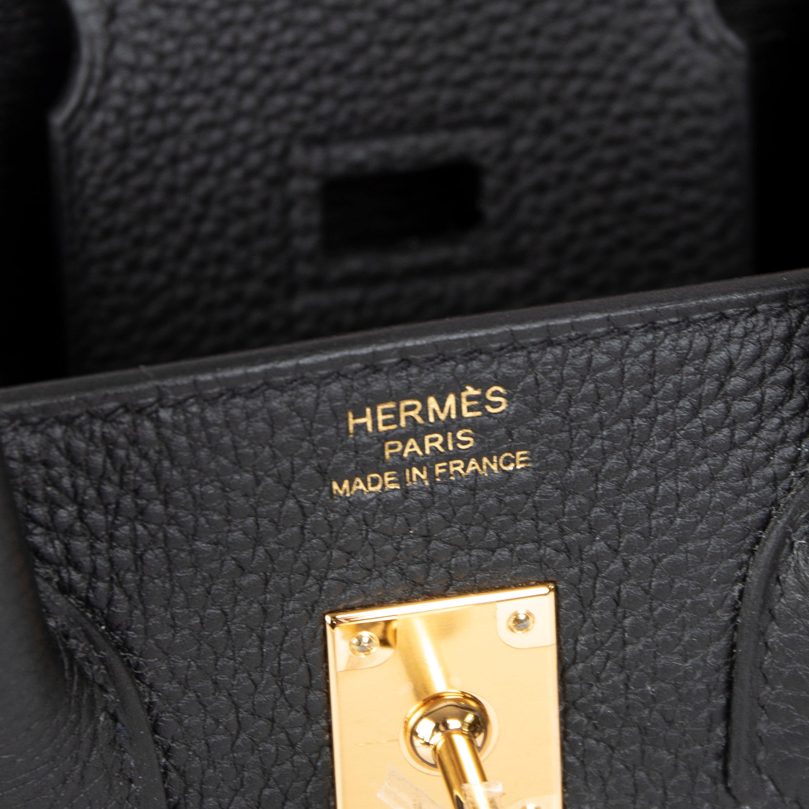 Hermes 2020 Black Togo Birkin 25 w/ Box & Receipt