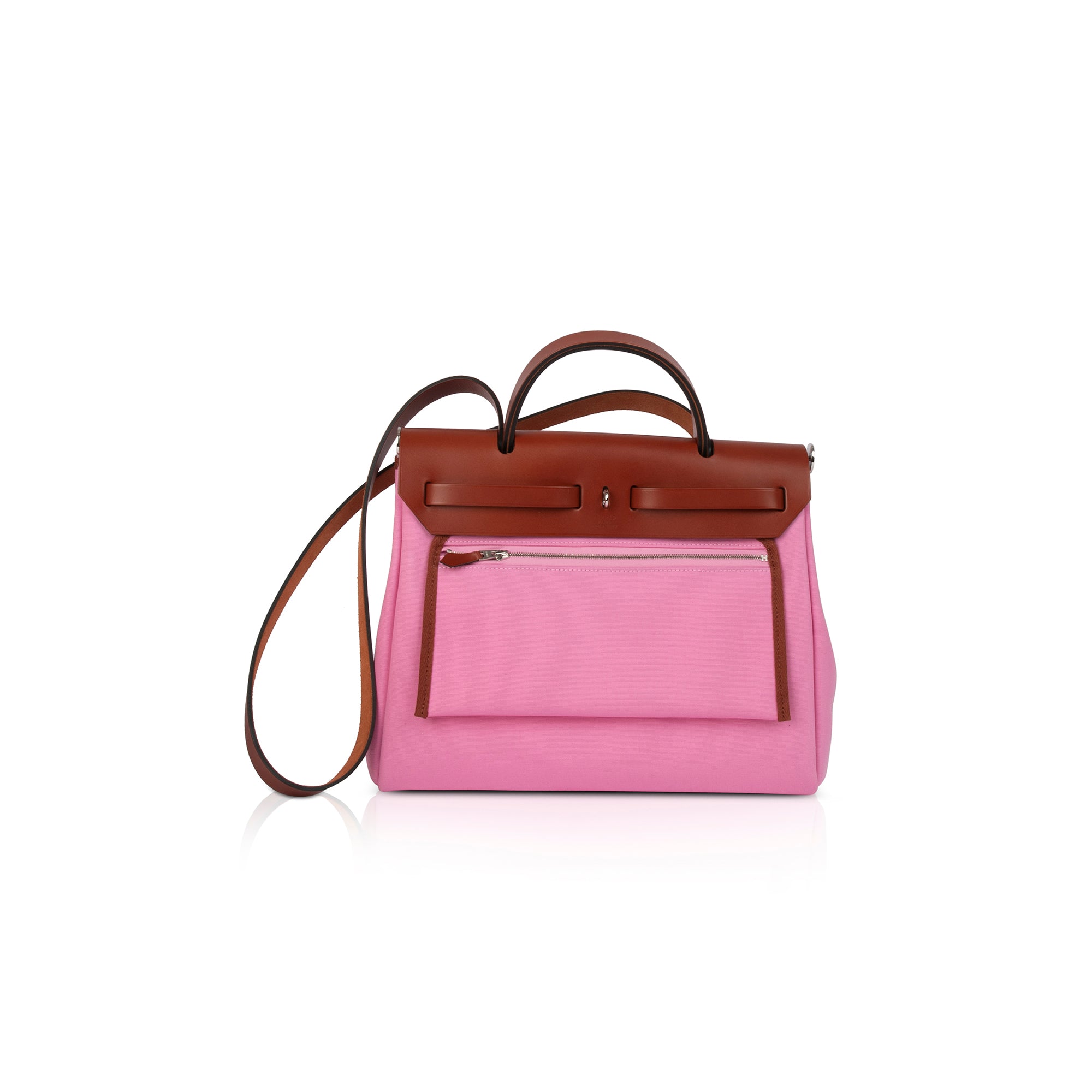 Hermes 2020 Toile Officier & Vache Hunter Herbag Zip Retourne 31 w/ Box & Receipt