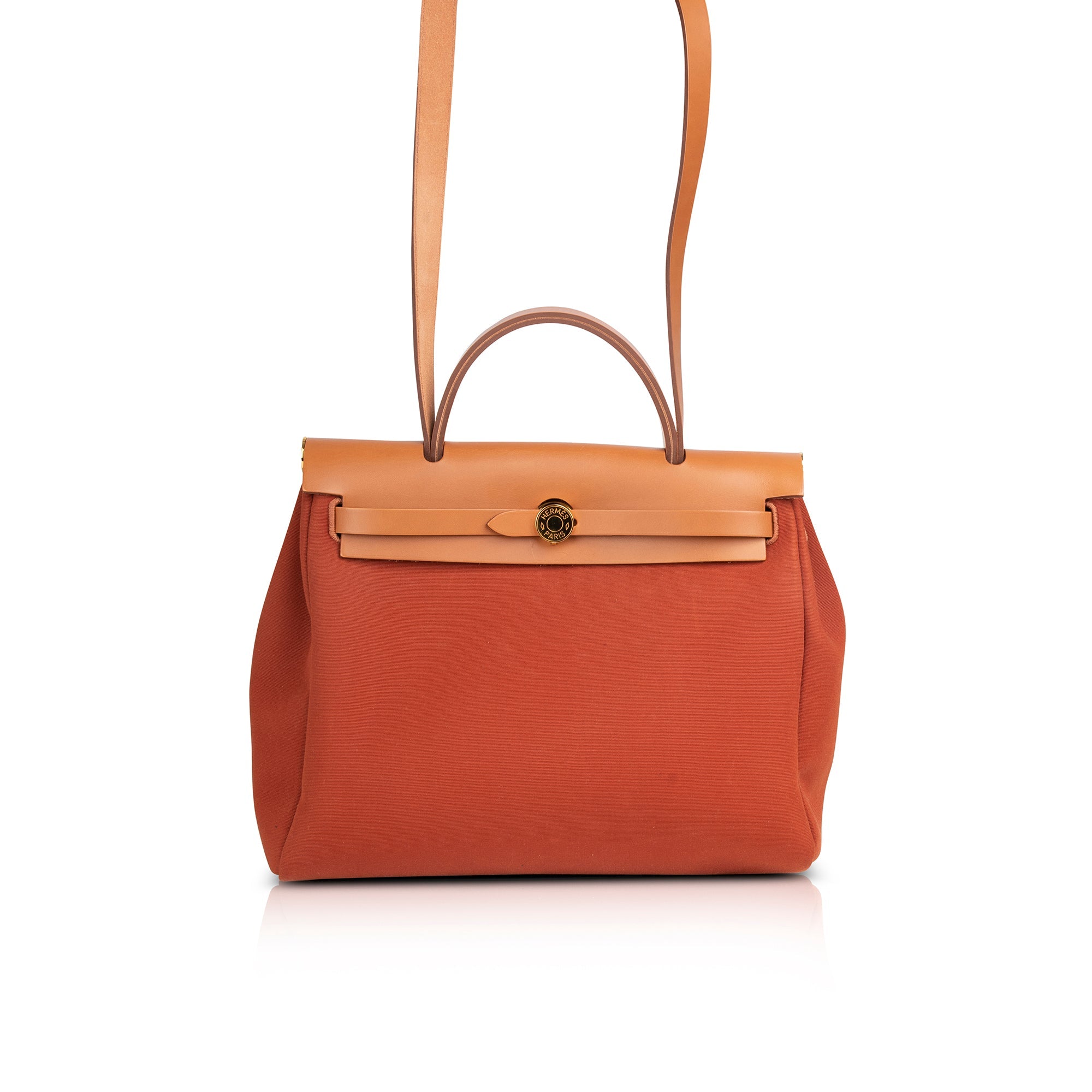 Hermes 2022 Toile Officier Vache Hunter Verso Herbag Zip Retourne 31