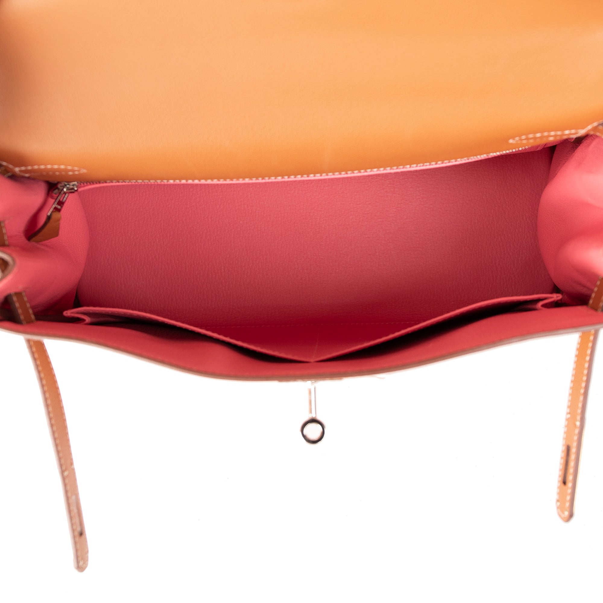 Hermes Barenia Kelly Retourne 32 w/ Wide Kelly Strap & Box