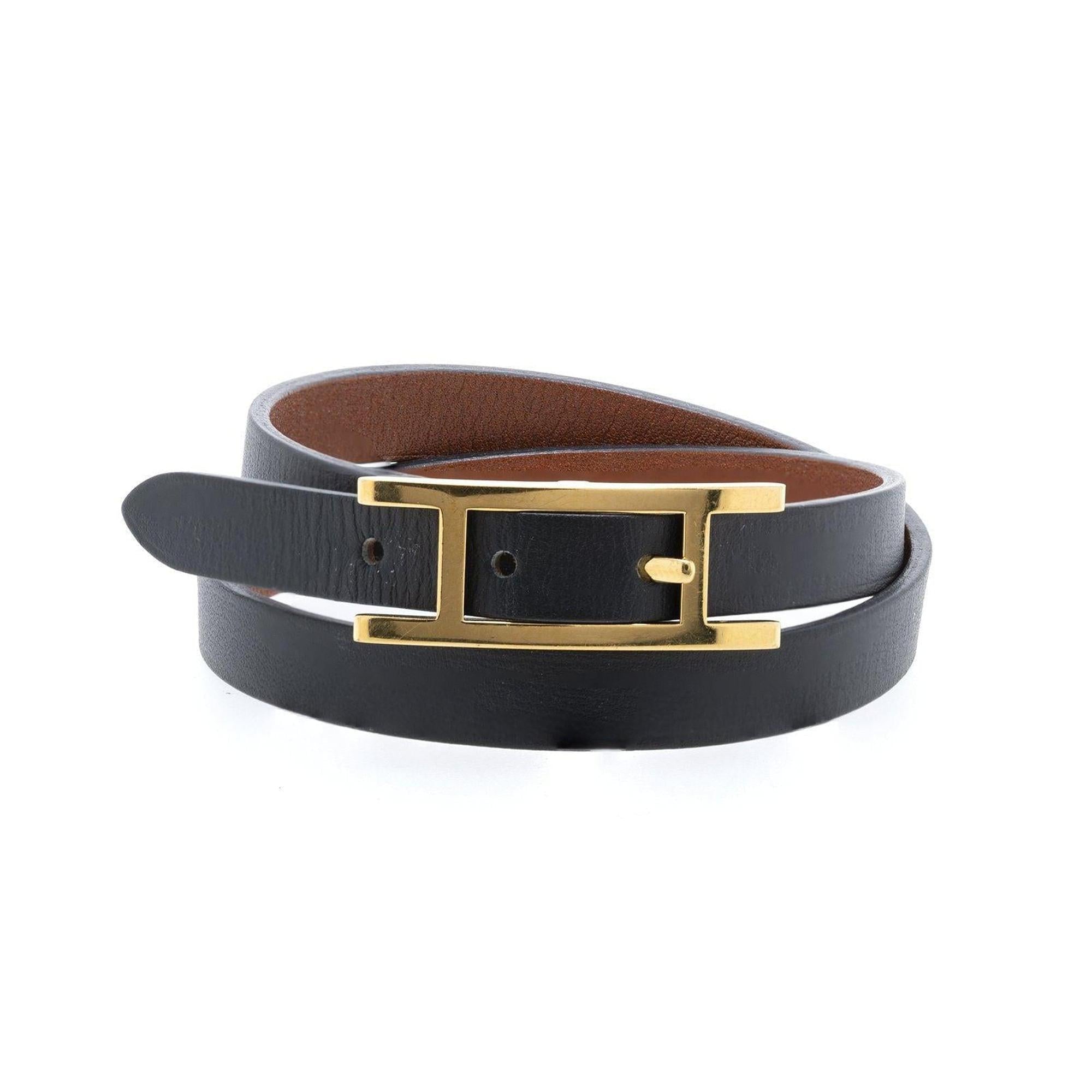 Hermes Behapi Double Tour Bracelet