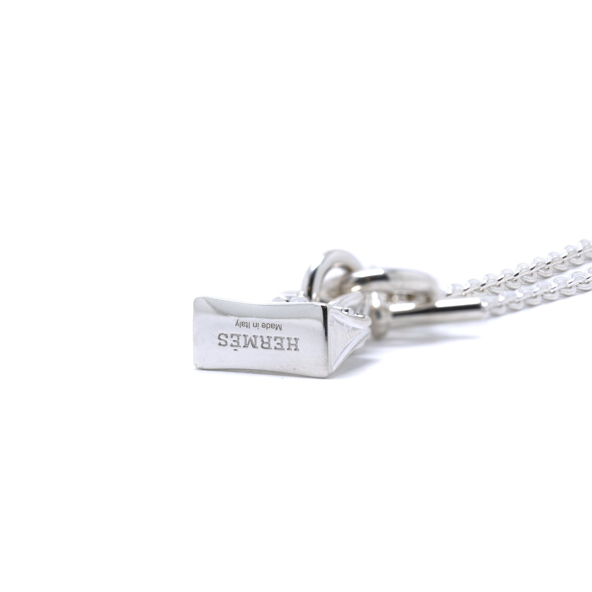 Hermes Birkin Amulette Pendant Necklace w/ Receipt & Box