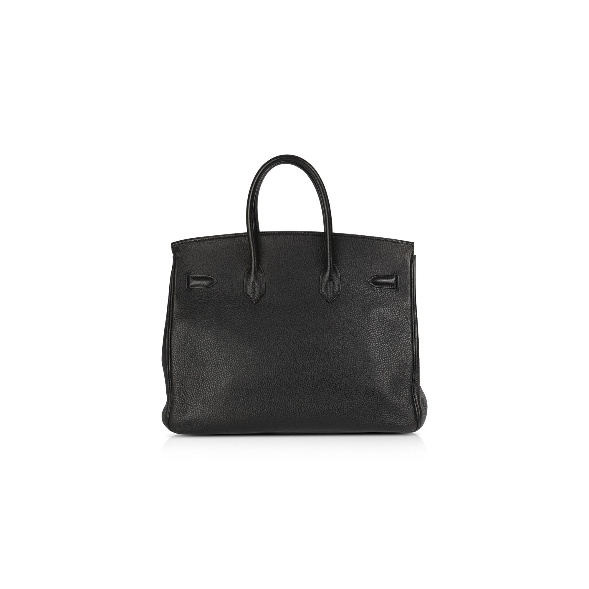 Hermes Black Clemence Birkin 35