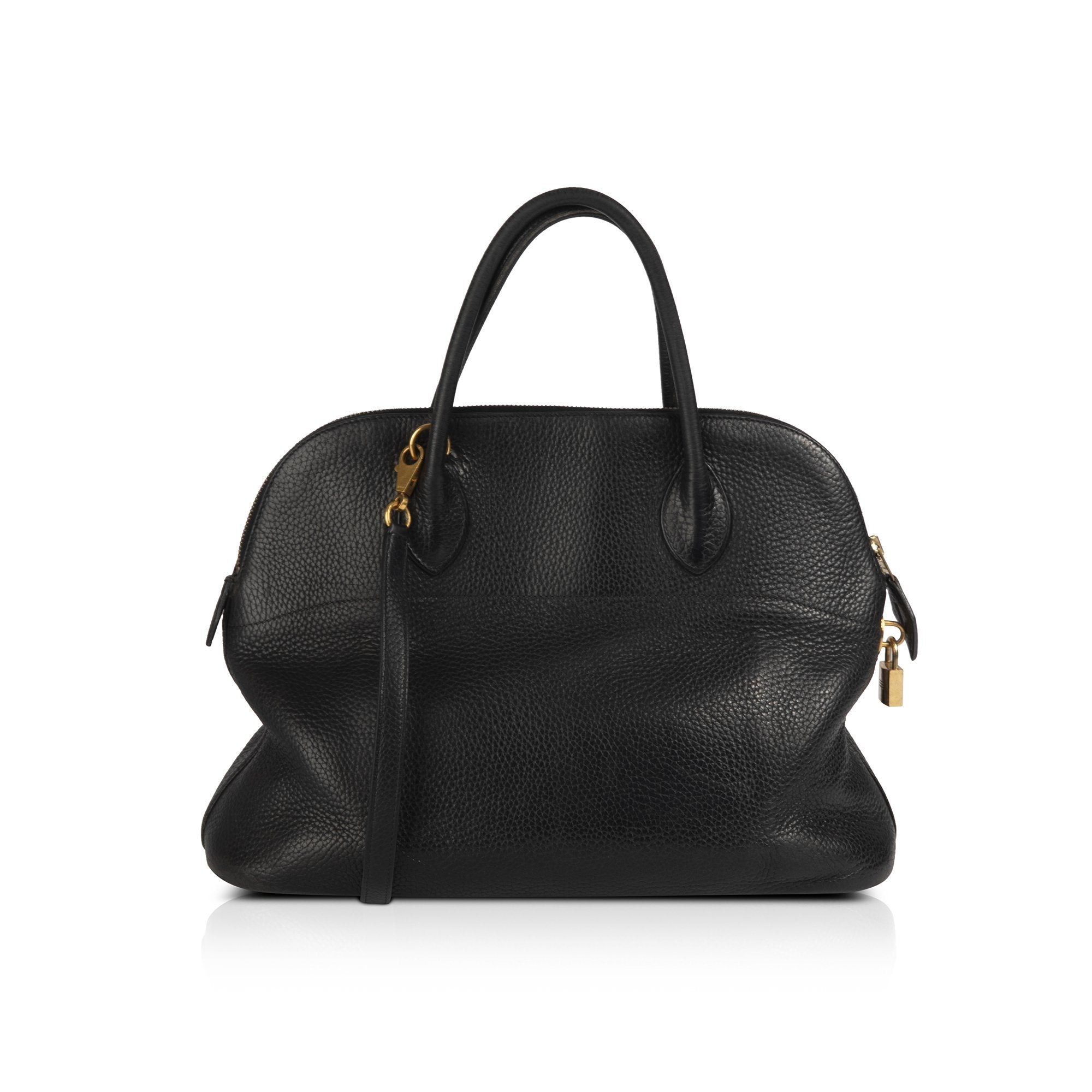 Hermes Black Clemence Bolide 35