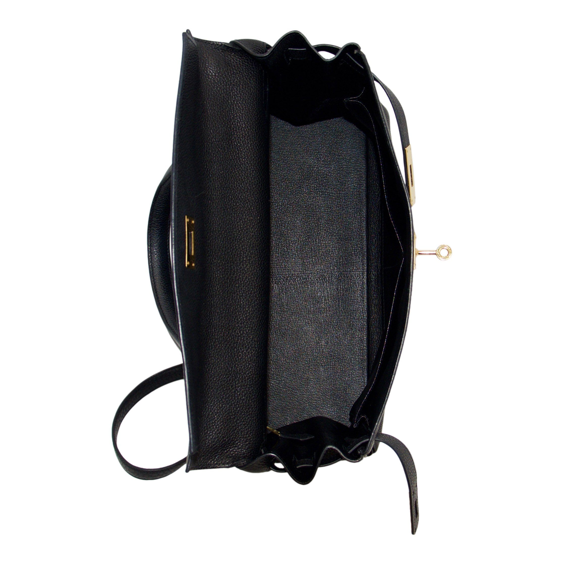 Hermes Black Kelly 35