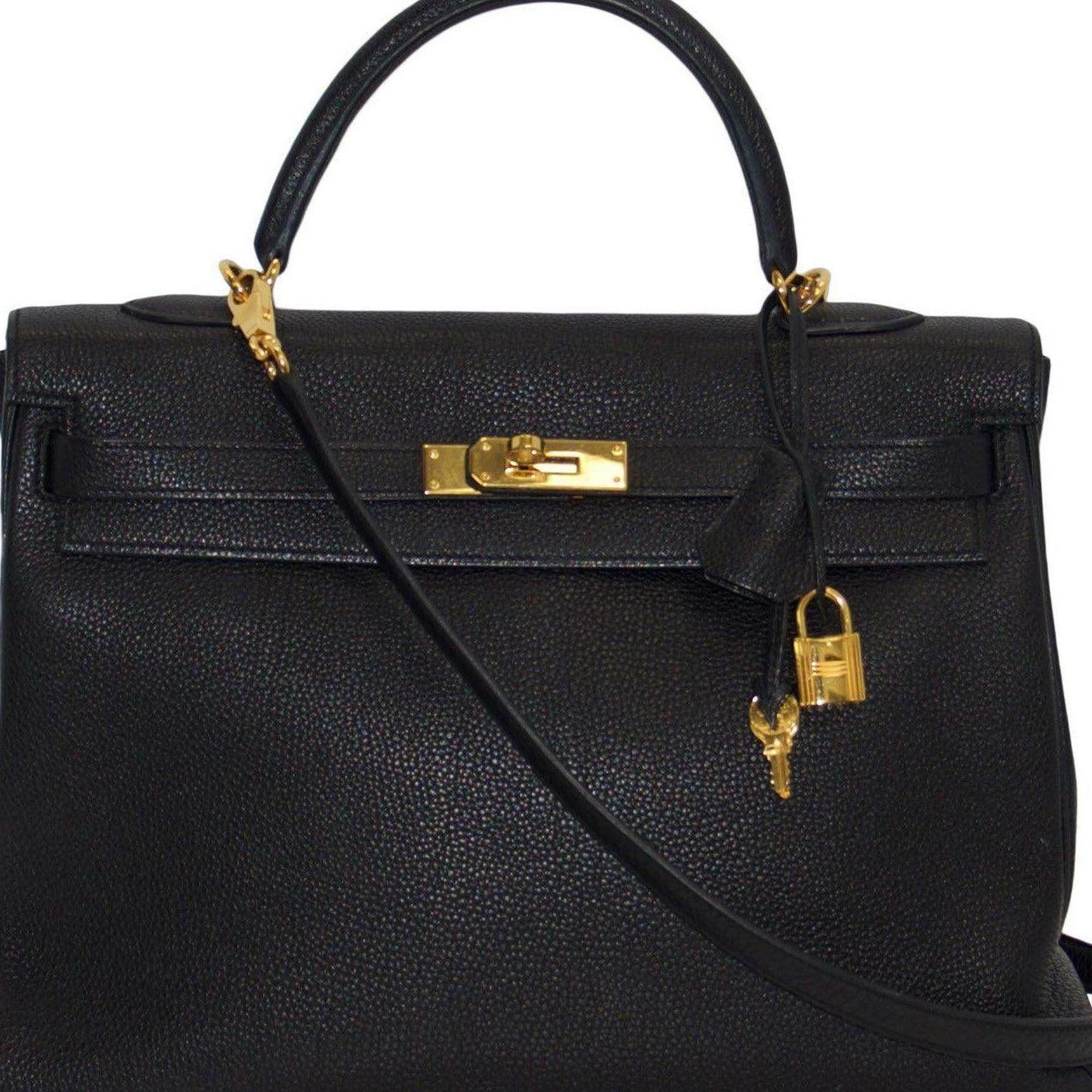 Hermes Black Kelly 35
