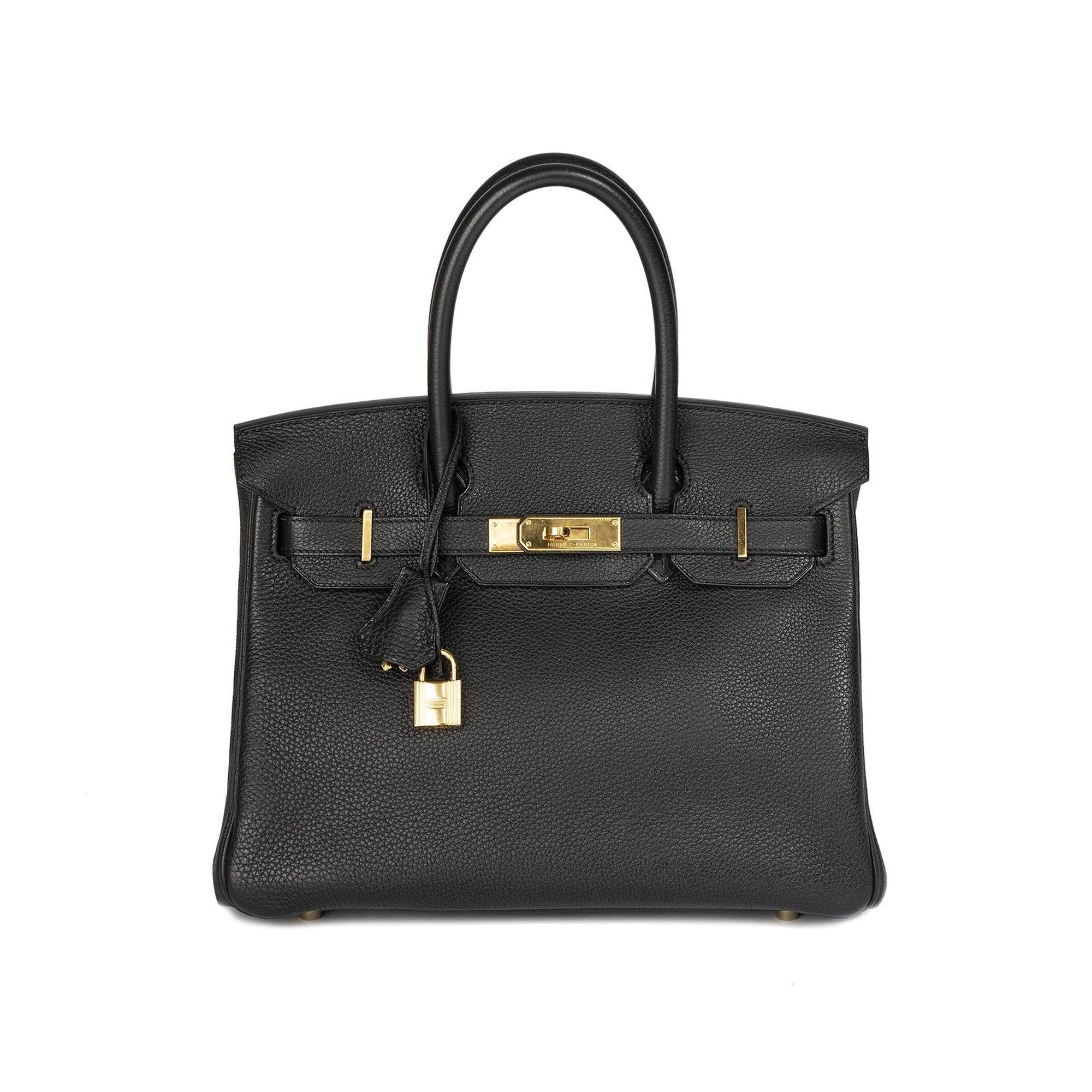 Hermes Black Togo Birkin 30 w/ Box