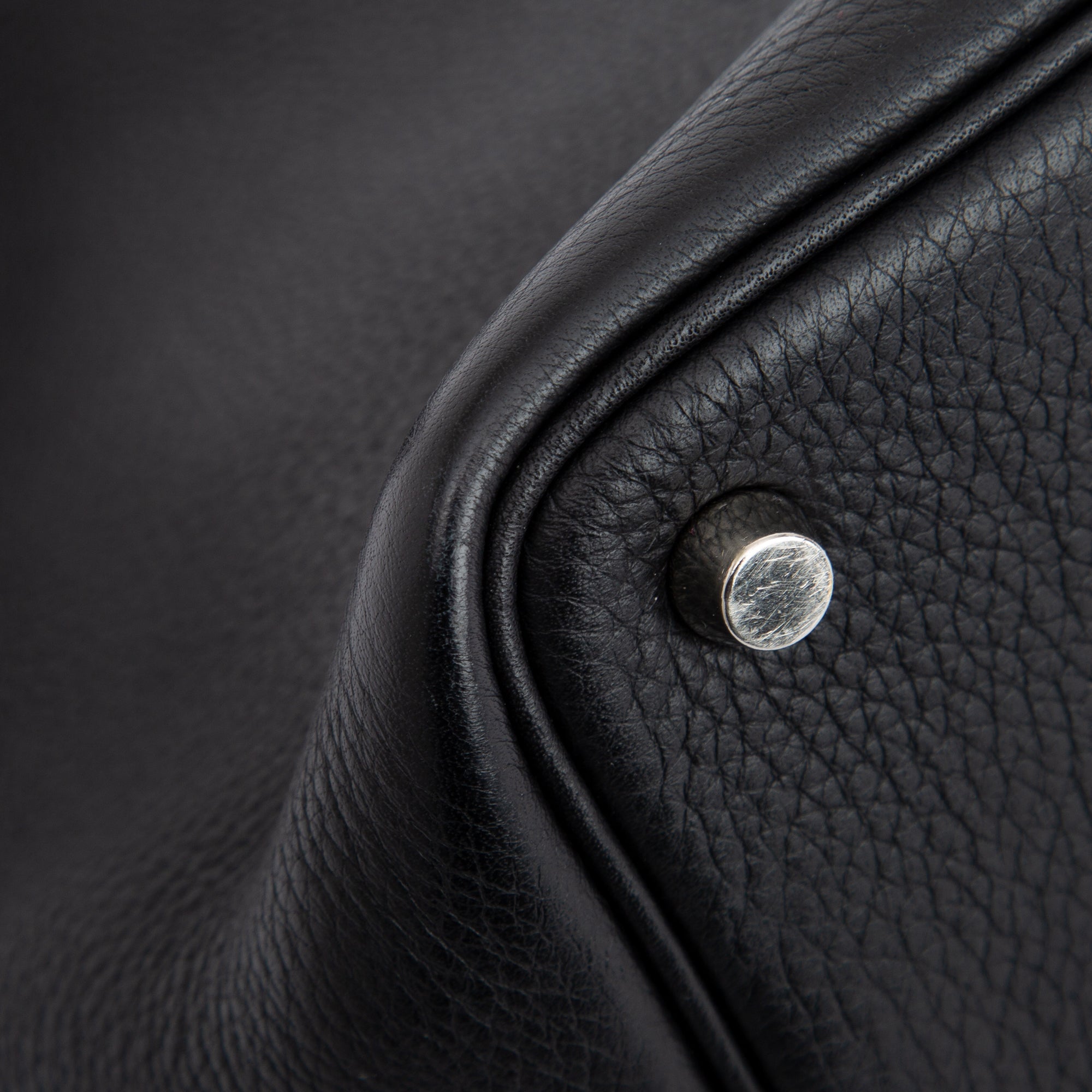 Hermes Black Togo Picotin 18