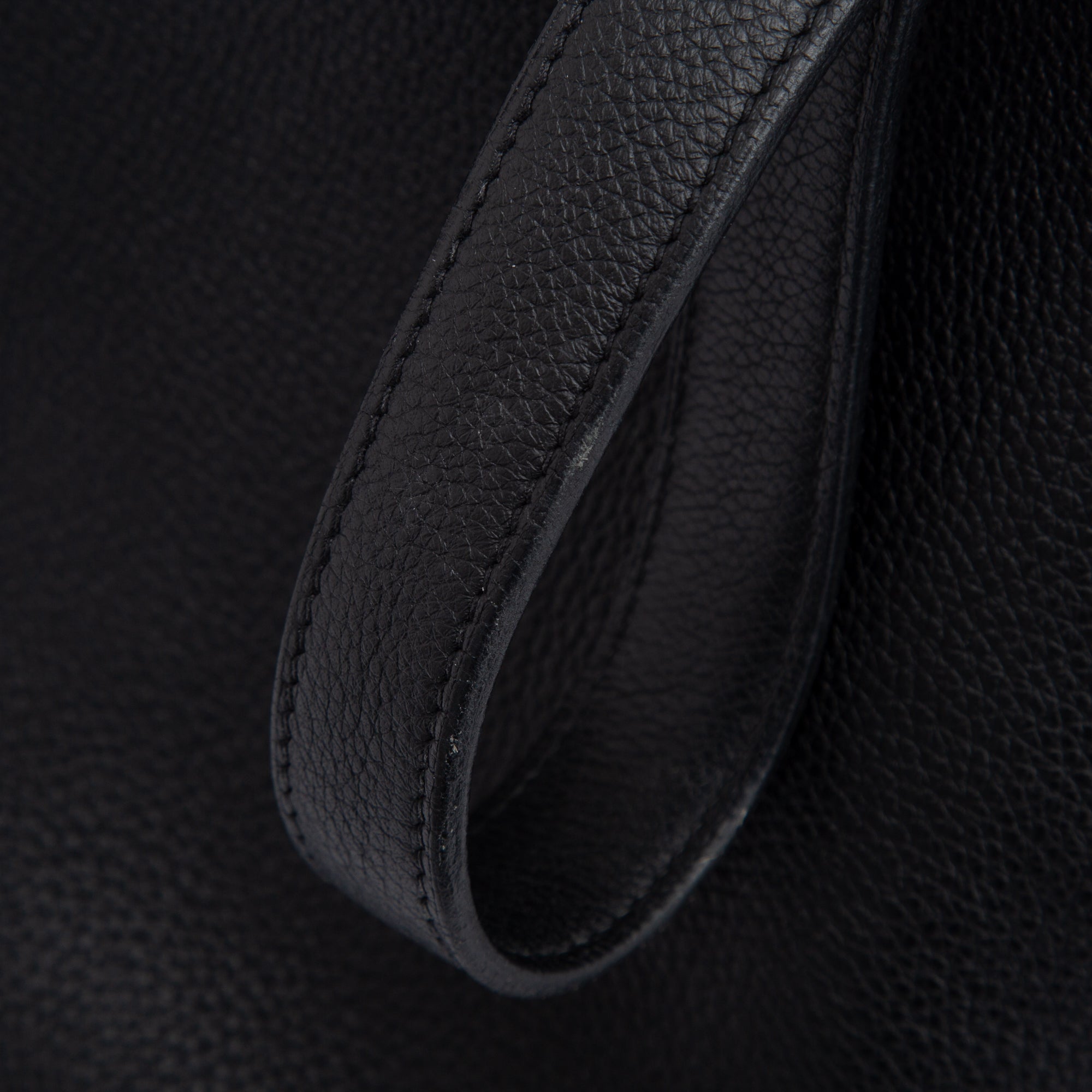 Hermes Black Togo Picotin 18