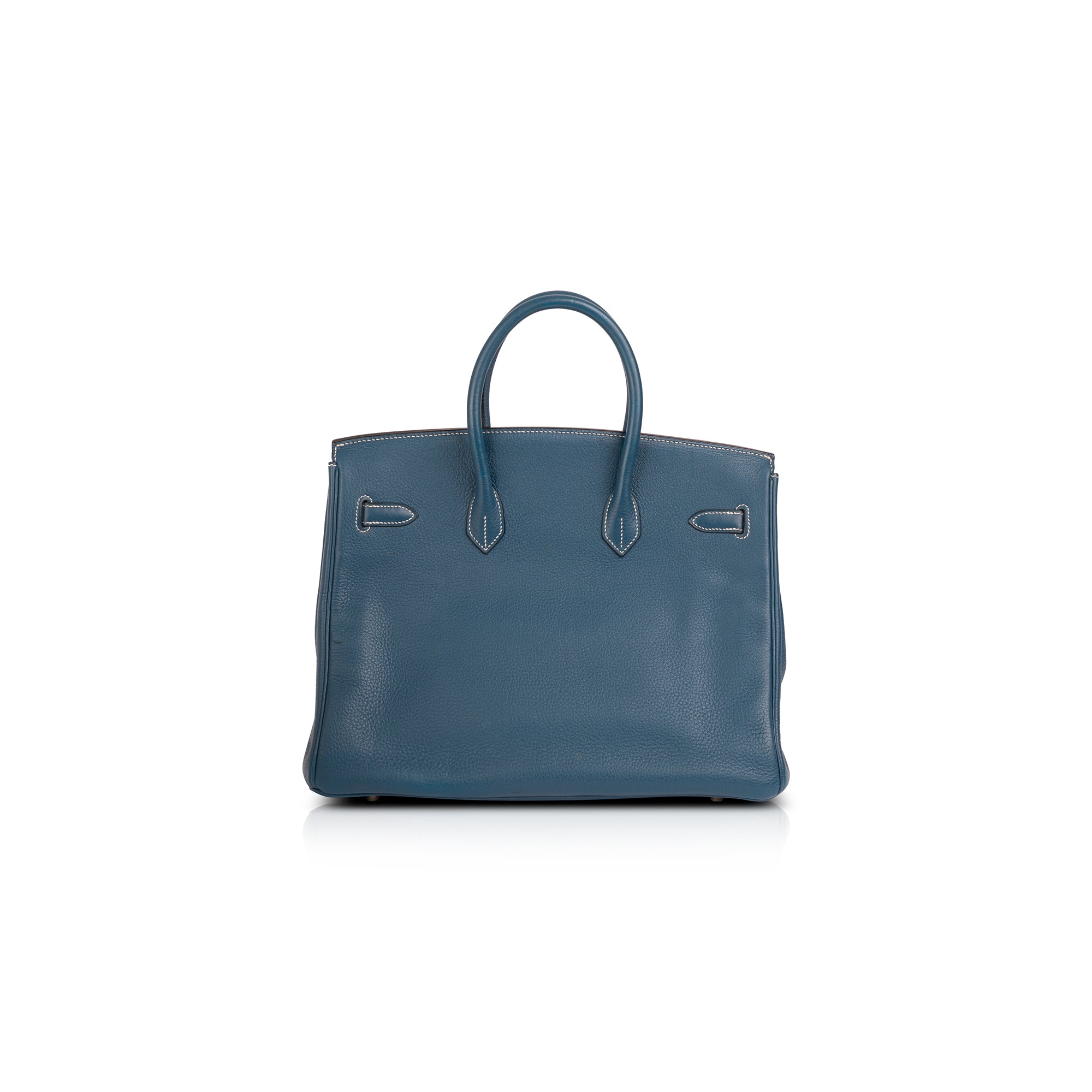 Hermes Bleu Jean Clemence Birkin 35