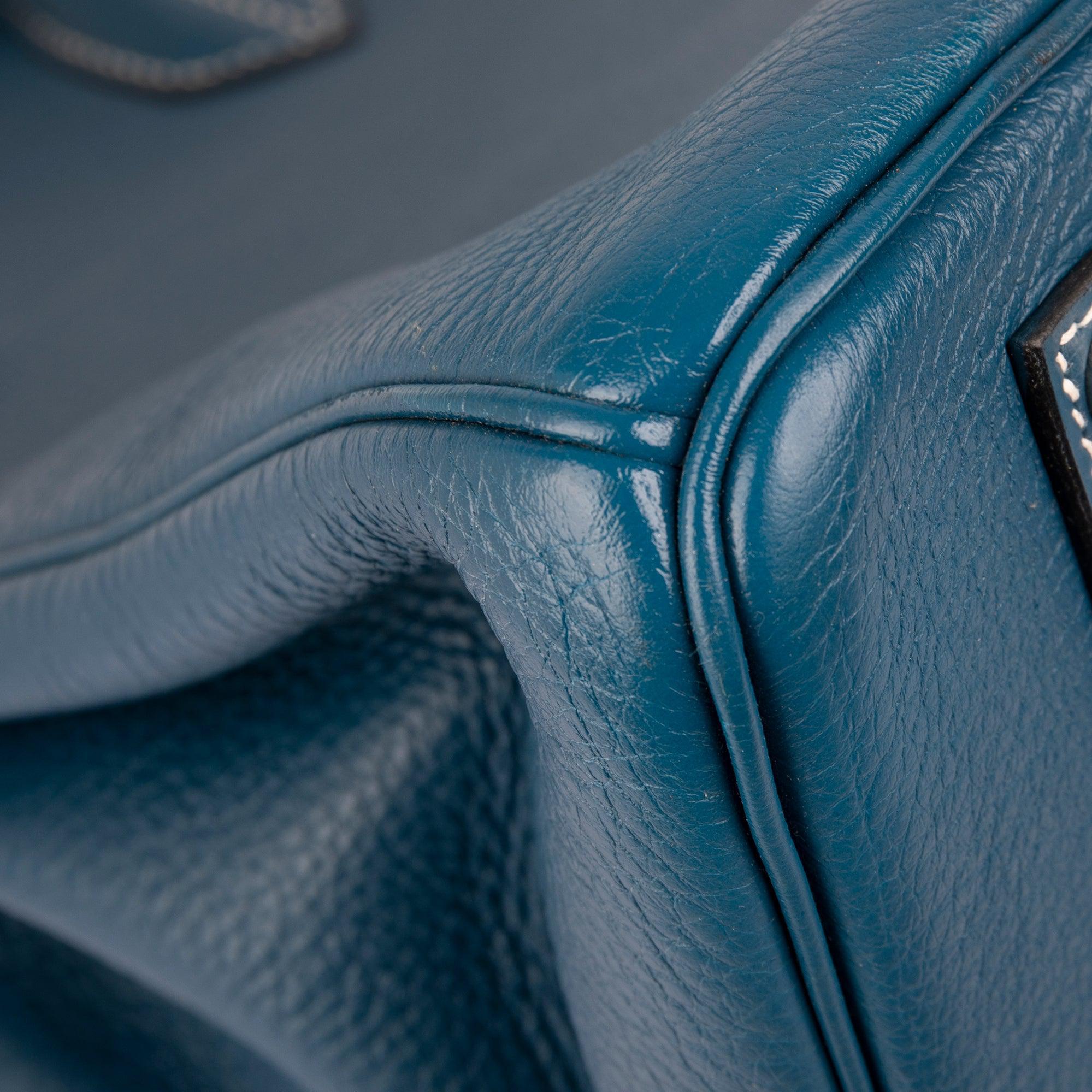 Hermes Bleu Jean Clemence Birkin 35