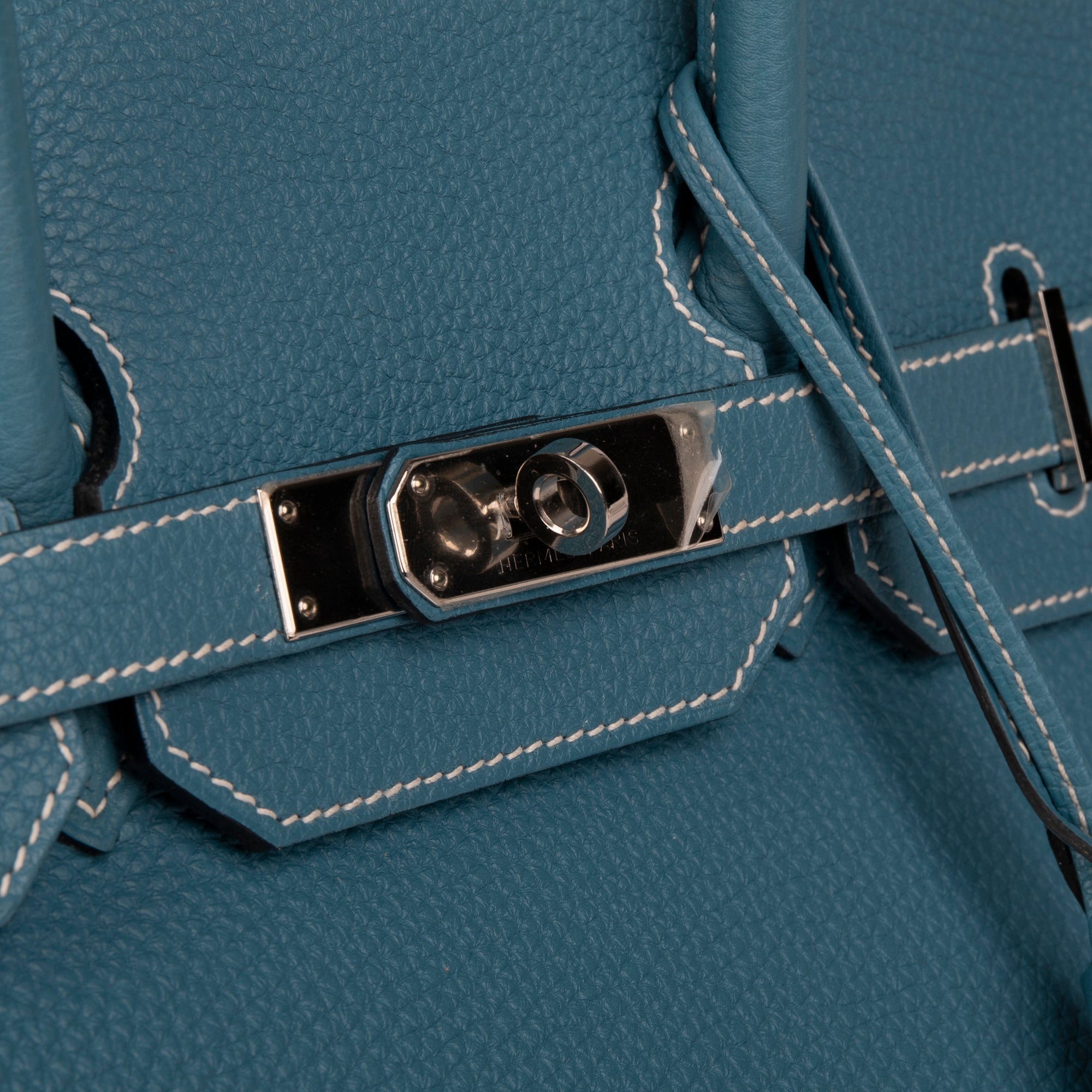 Hermes Bleu Jean Togo Birkin 35 w/ Box