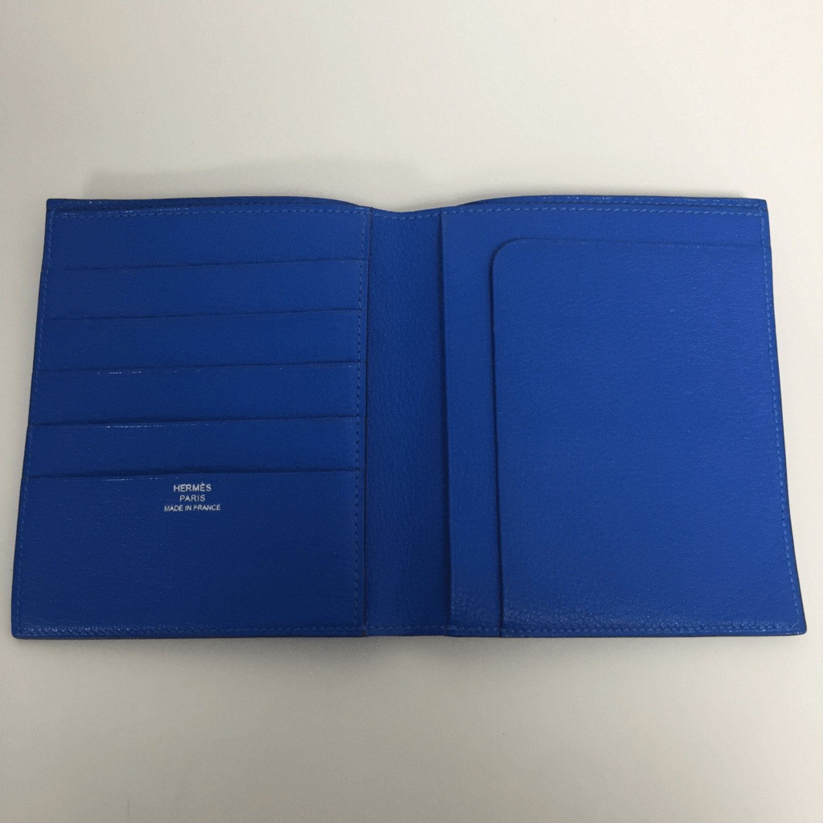 Hermes Blue Evelyne Wallet