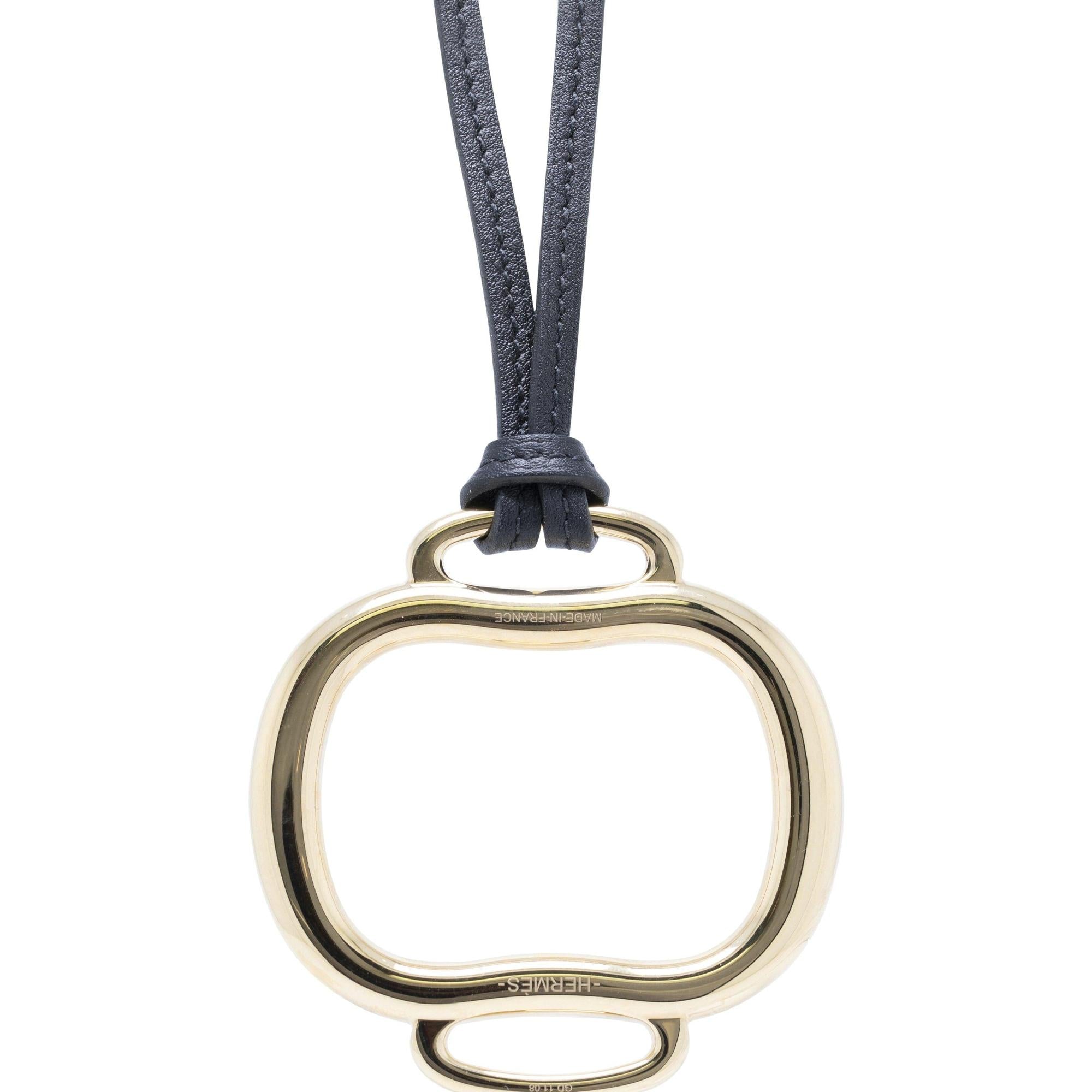 Hermes Bouclerie Pendant Necklace w/ Box